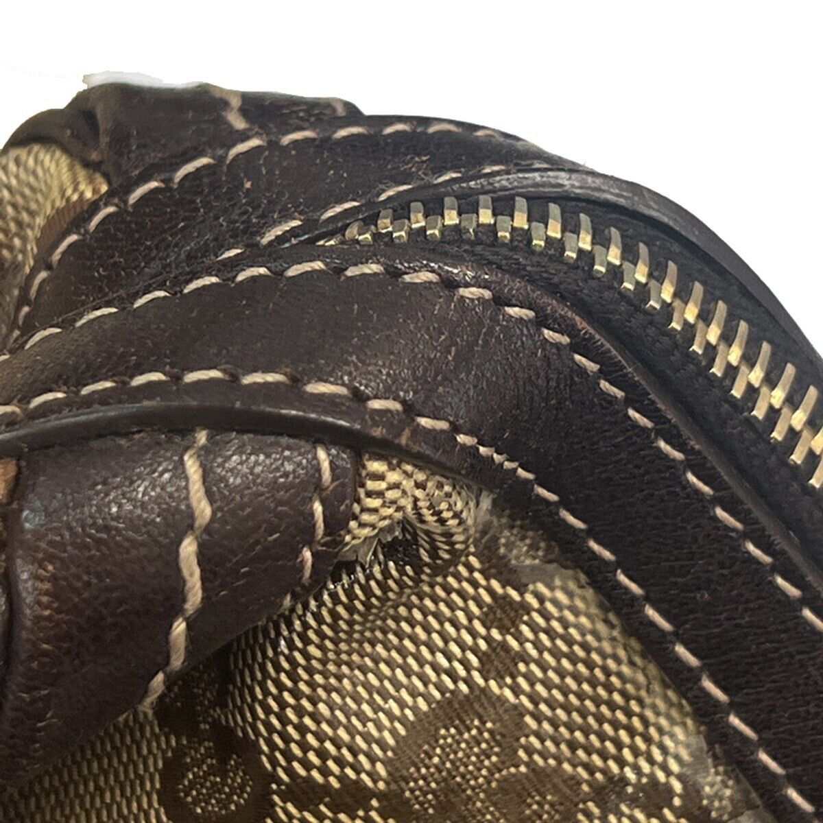 Gucci Gg Crystal Beige Canvas Handbag (Pre-Owned) Size ONE SIZE - 18 Thumbnail