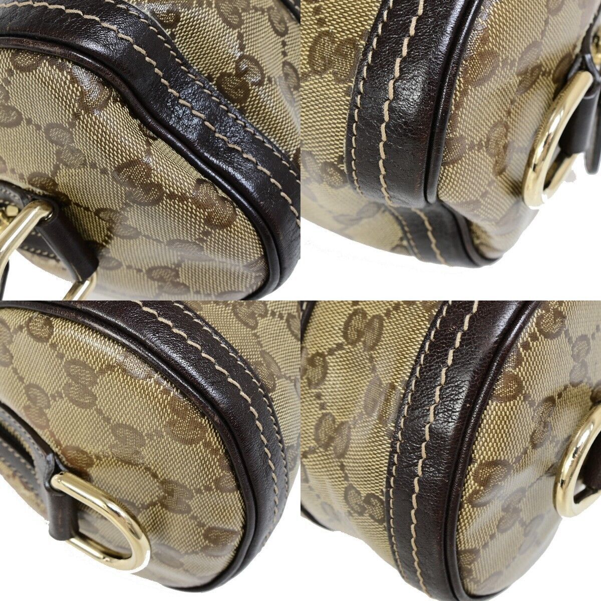 Gucci Gg Crystal Beige Canvas Handbag (Pre-Owned) Size ONE SIZE - 5 Thumbnail