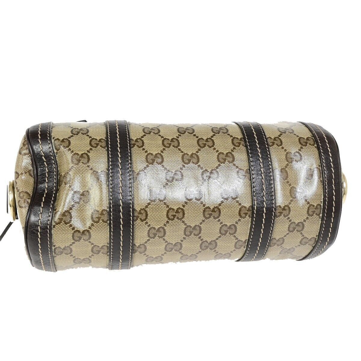 Gucci Gg Crystal Beige Canvas Handbag (Pre-Owned) Size ONE SIZE - 12 Thumbnail
