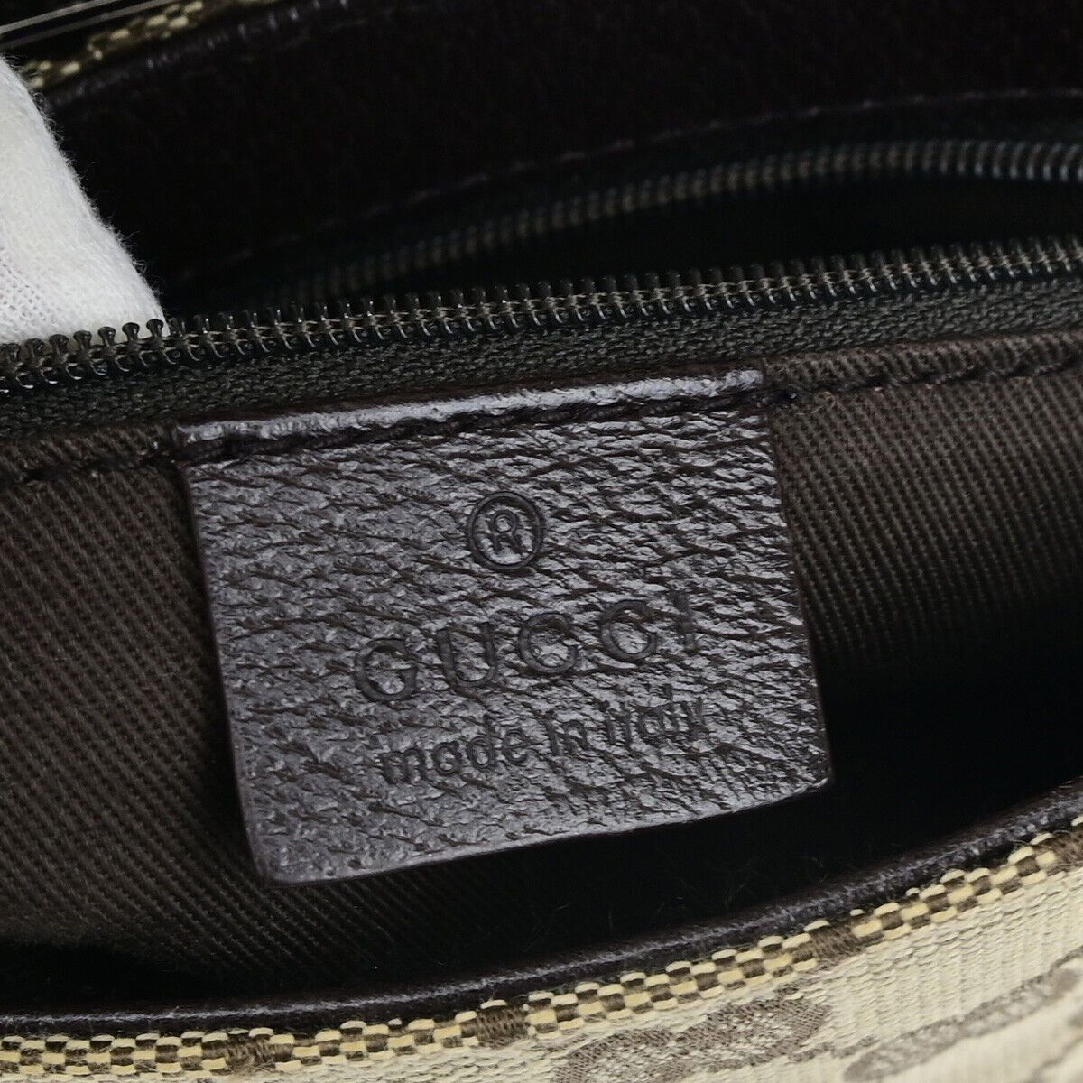 Gucci Beige Canvas Shoulder Bag (Pre-Owned) Size ONE SIZE - 9 Thumbnail