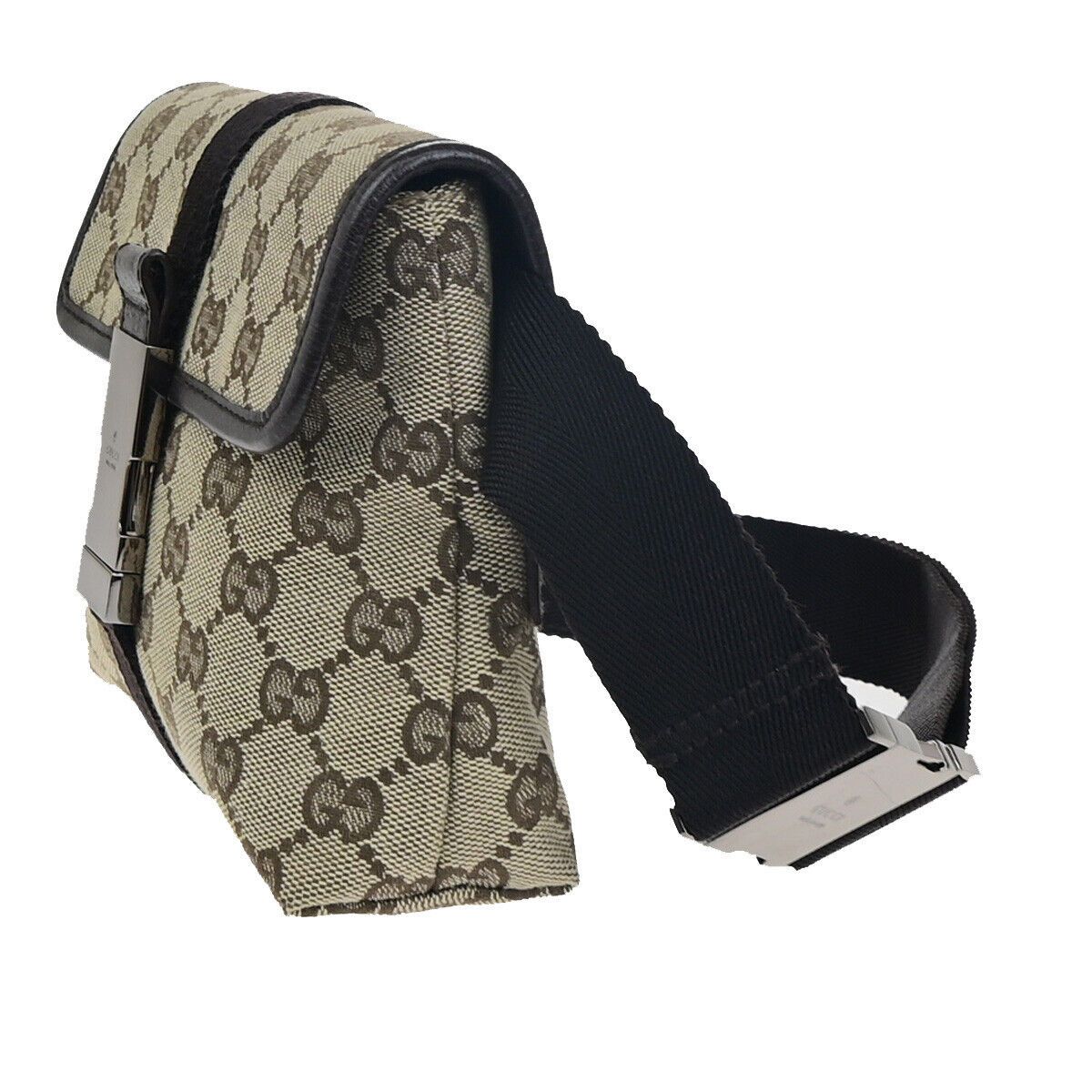 Gucci Beige Canvas Shoulder Bag (Pre-Owned) Size ONE SIZE - 3 Thumbnail