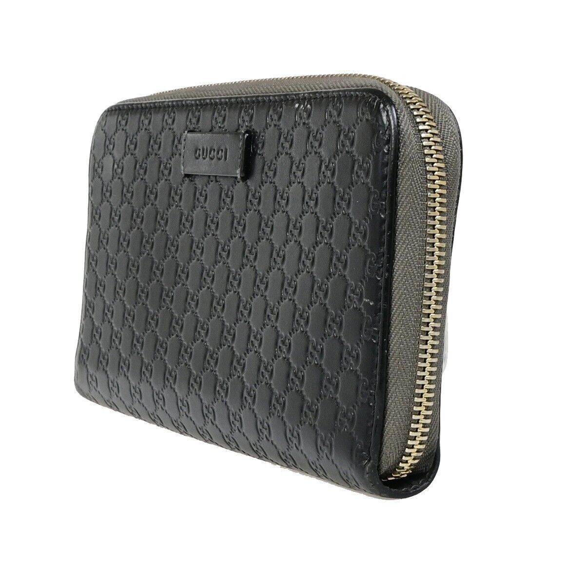 Gucci Gg Imprimé Black Leather Wallet (Pre-Owned) Size ONE SIZE - 3 Thumbnail