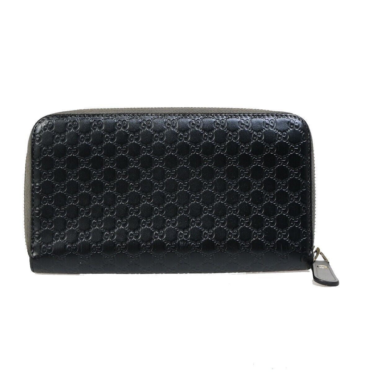 Gucci Gg Imprimé Black Leather Wallet (Pre-Owned) Size ONE SIZE - 2 Thumbnail