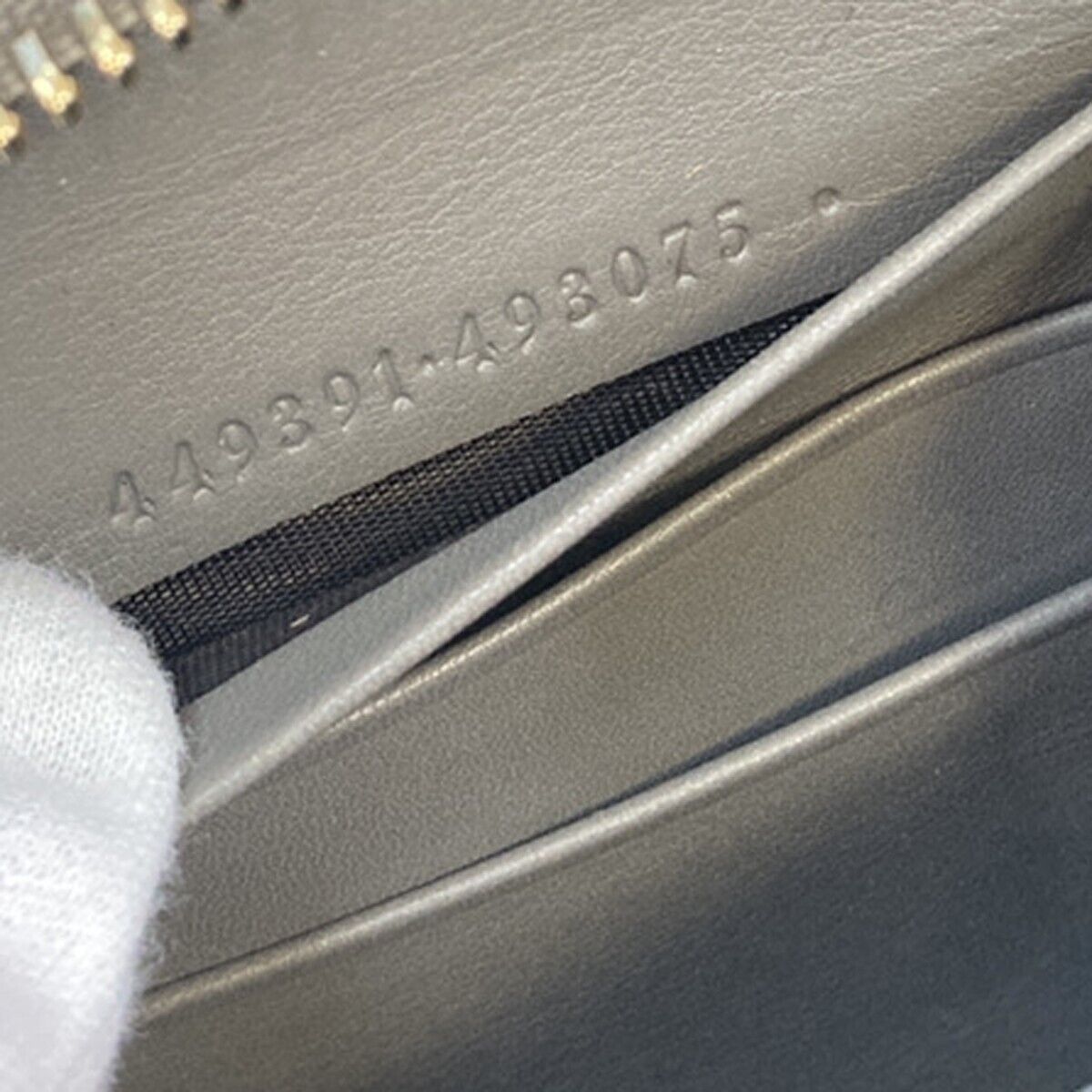 Gucci Gg Imprimé Black Leather Wallet (Pre-Owned) Size ONE SIZE - 9 Thumbnail