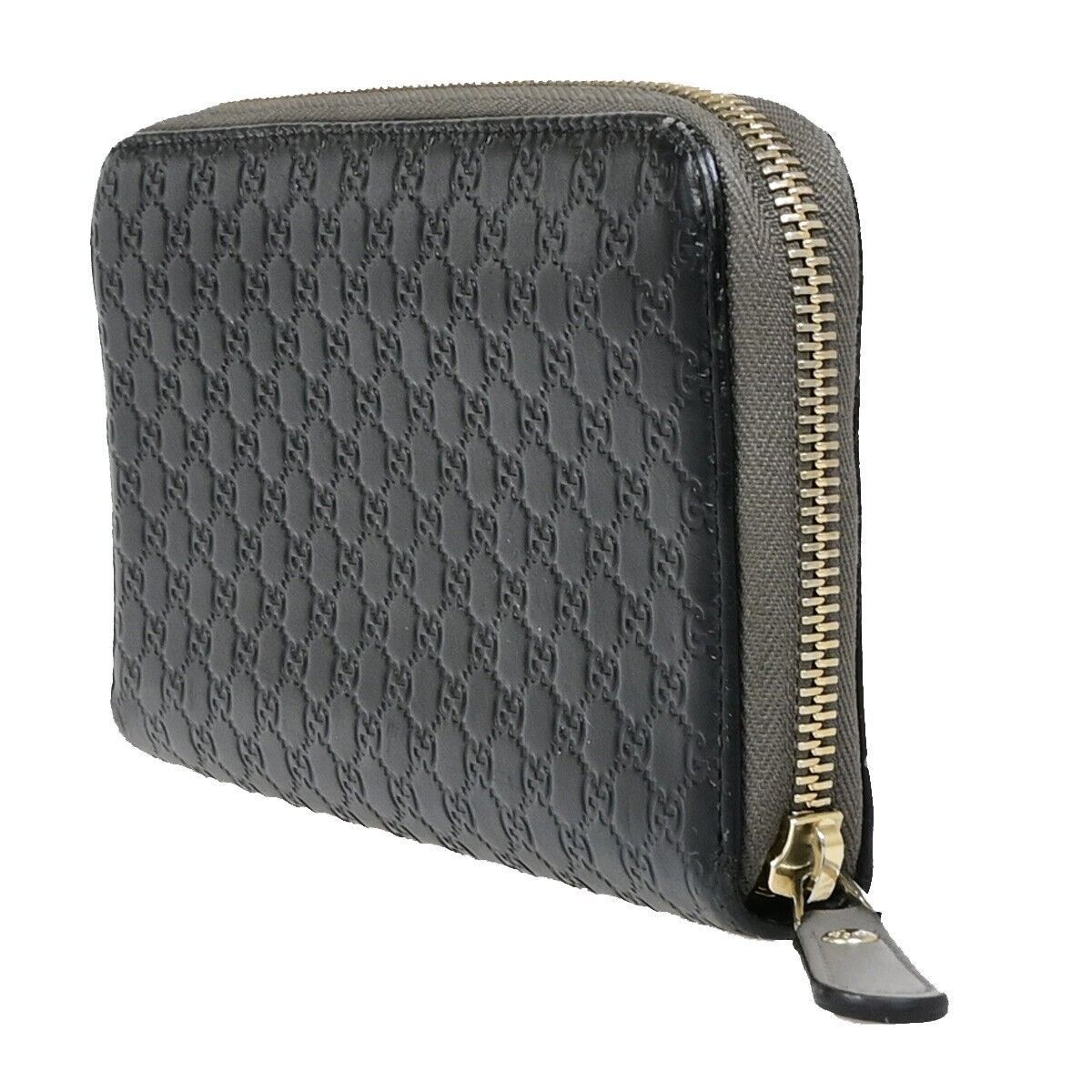Gucci Gg Imprimé Black Leather Wallet (Pre-Owned) Size ONE SIZE - 4 Thumbnail