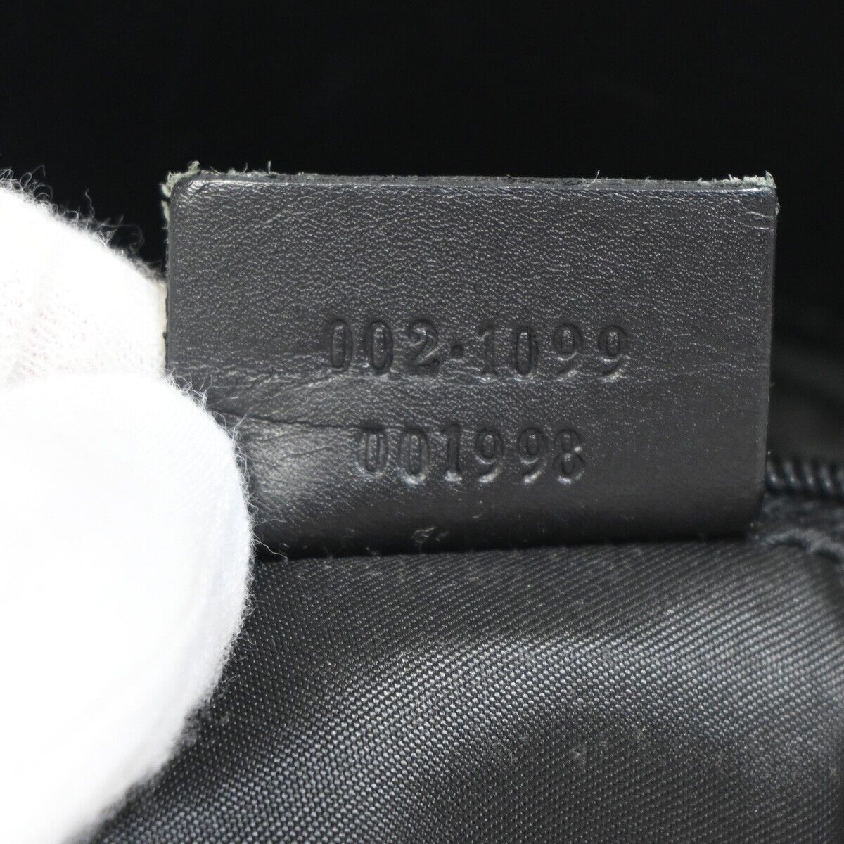 Gucci Black Canvas Tote Bag (Pre-Owned) Size ONE SIZE - 12 Thumbnail