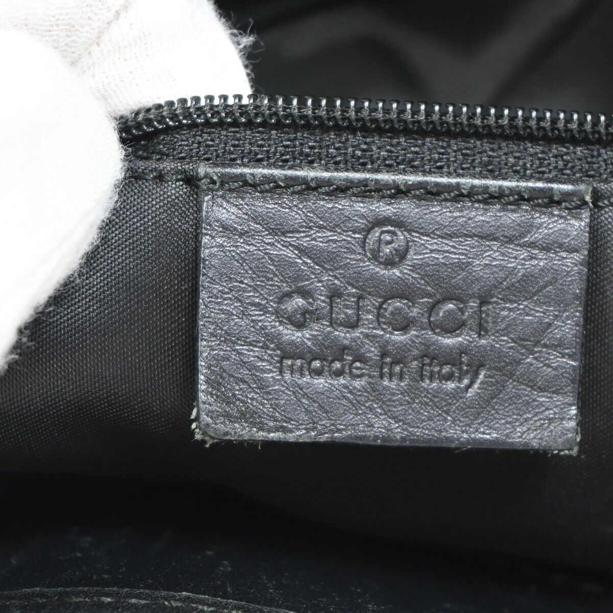 Gucci Black Canvas Tote Bag (Pre-Owned) Size ONE SIZE - 13 Thumbnail