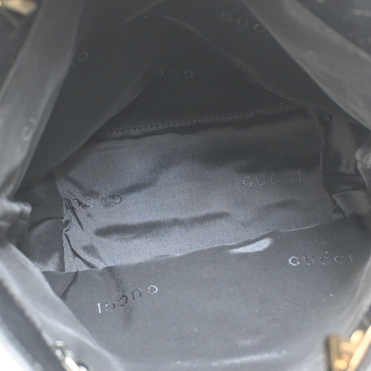 Gucci Black Canvas Tote Bag (Pre-Owned) Size ONE SIZE - 11 Thumbnail