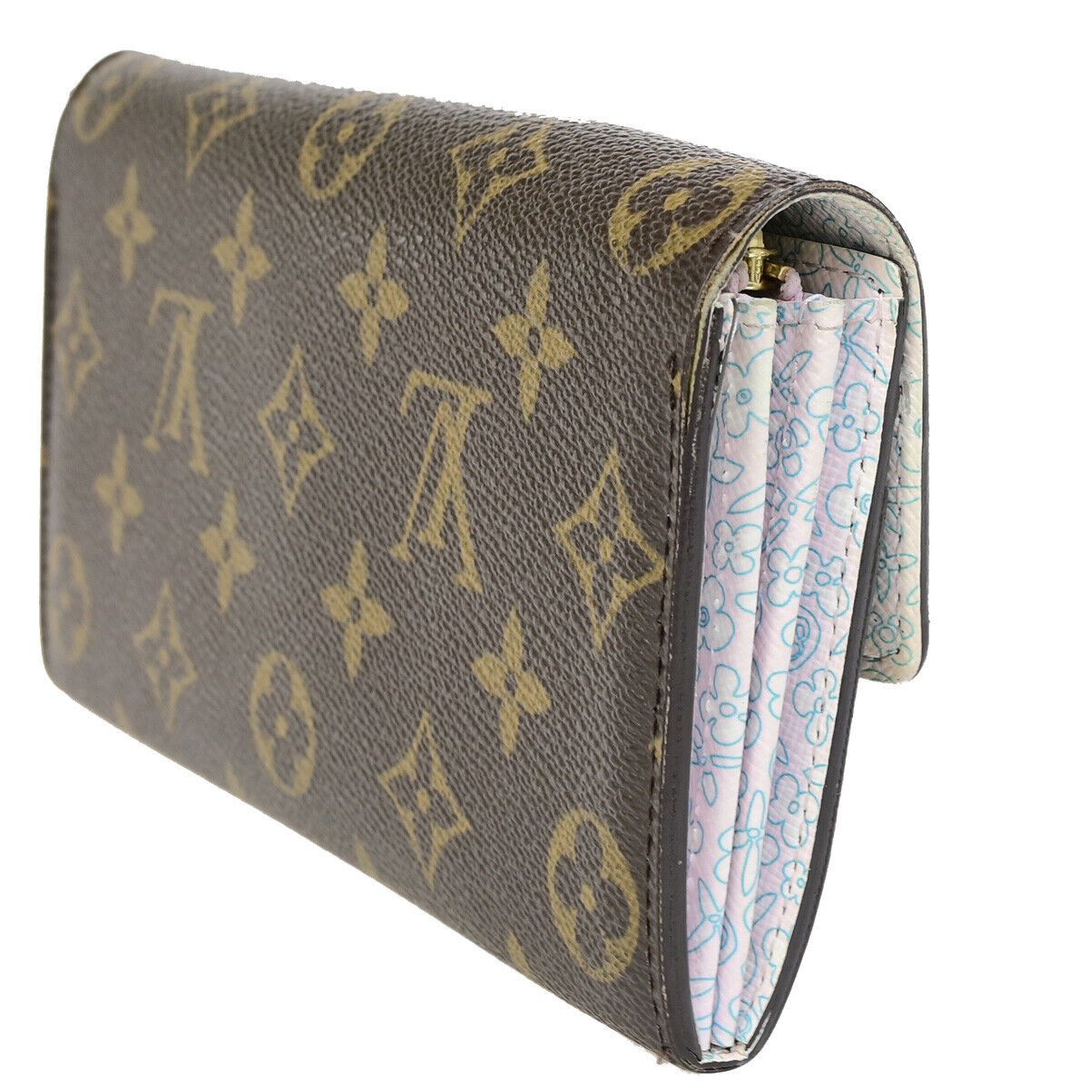 Louis Vuitton Sarah Brown Canvas Wallet (Pre-Owned) Size ONE SIZE - 4 Thumbnail
