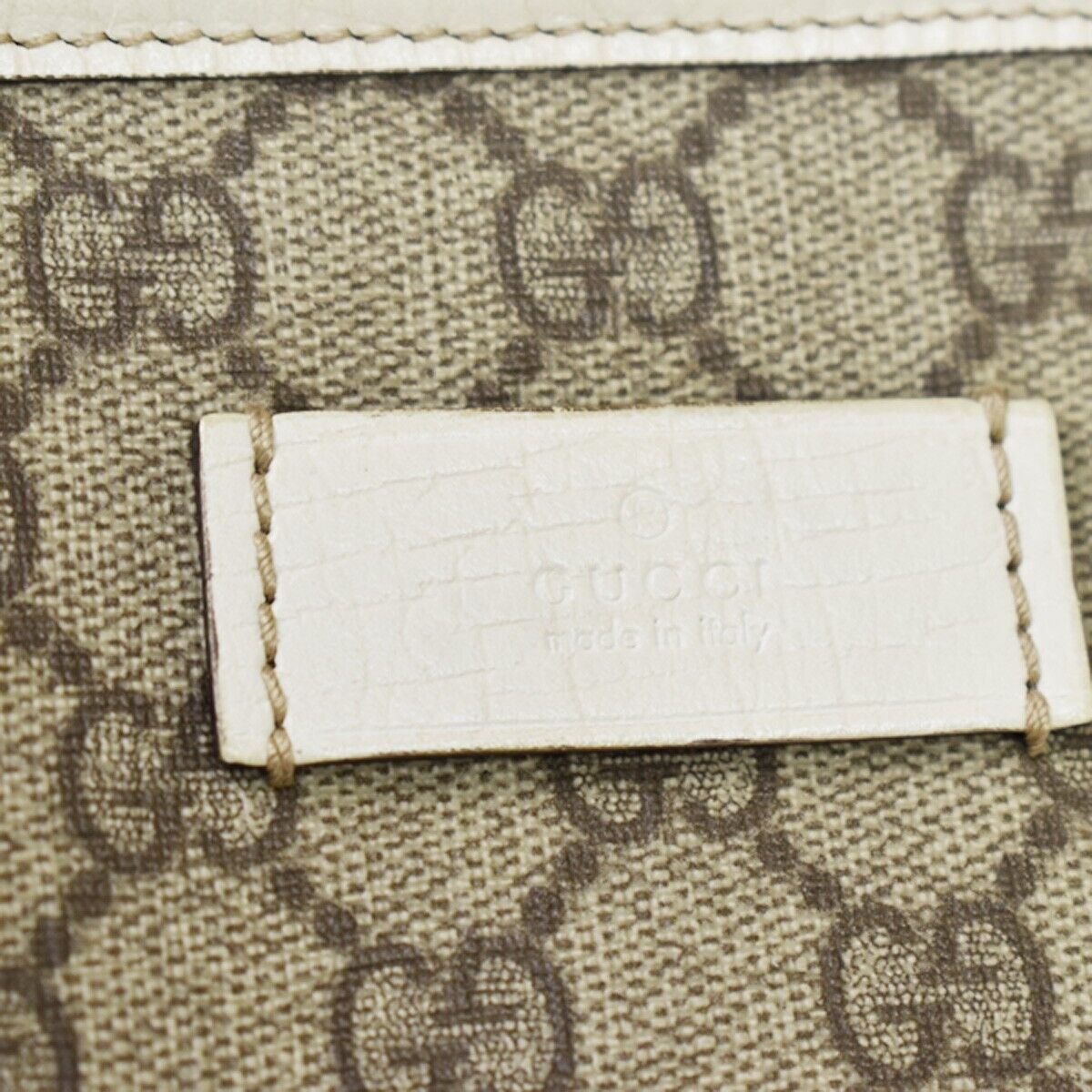 Gucci Gg Supreme Beige Canvas Tote Bag (Pre-Owned) Size ONE SIZE - 15 Thumbnail