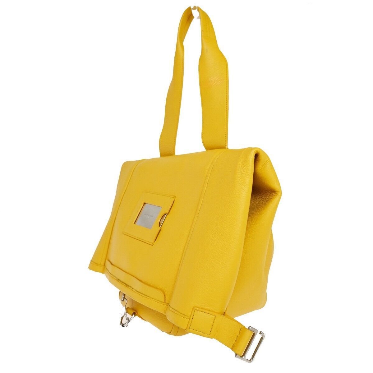 Balenciaga Yellow Leather Tote Bag (Pre-Owned) Size ONE SIZE - 4 Thumbnail