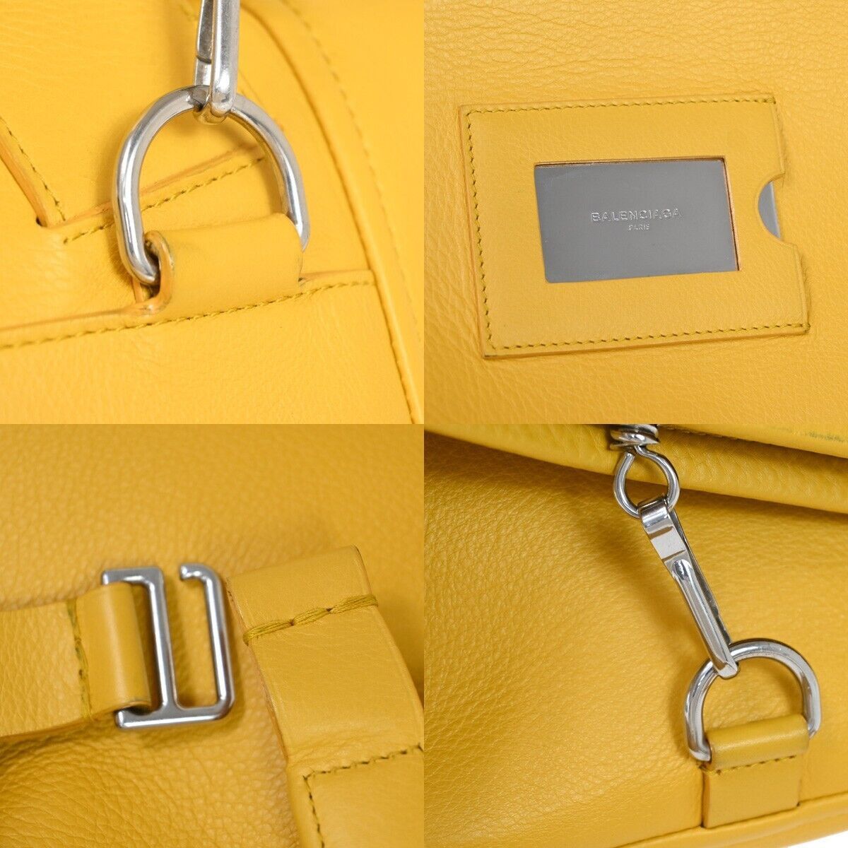 Balenciaga Yellow Leather Tote Bag (Pre-Owned) Size ONE SIZE - 8 Thumbnail