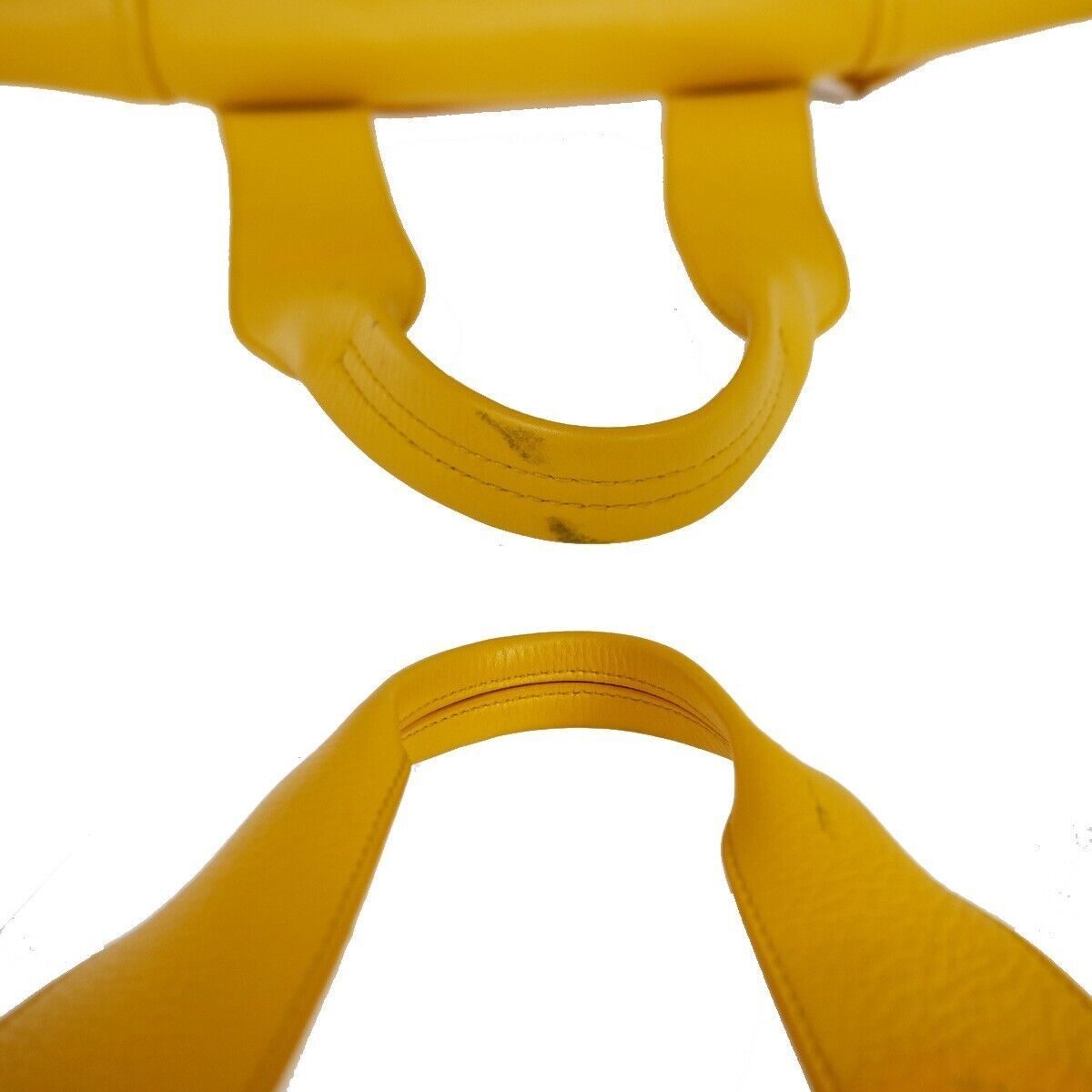 Balenciaga Yellow Leather Tote Bag (Pre-Owned) Size ONE SIZE - 6 Thumbnail