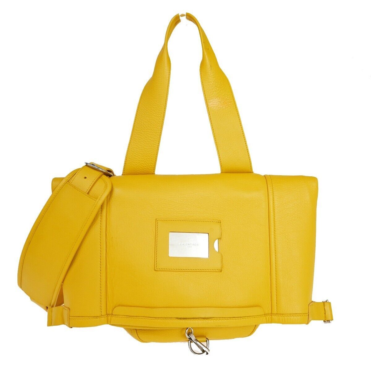 Balenciaga Yellow Leather Tote Bag (Pre-Owned) Size ONE SIZE - 17 Thumbnail