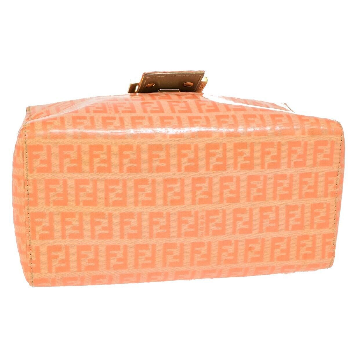 Fendi Ff Orange Canvas Shoulder Bag (Pre-Owned) Size ONE SIZE - 10 Thumbnail