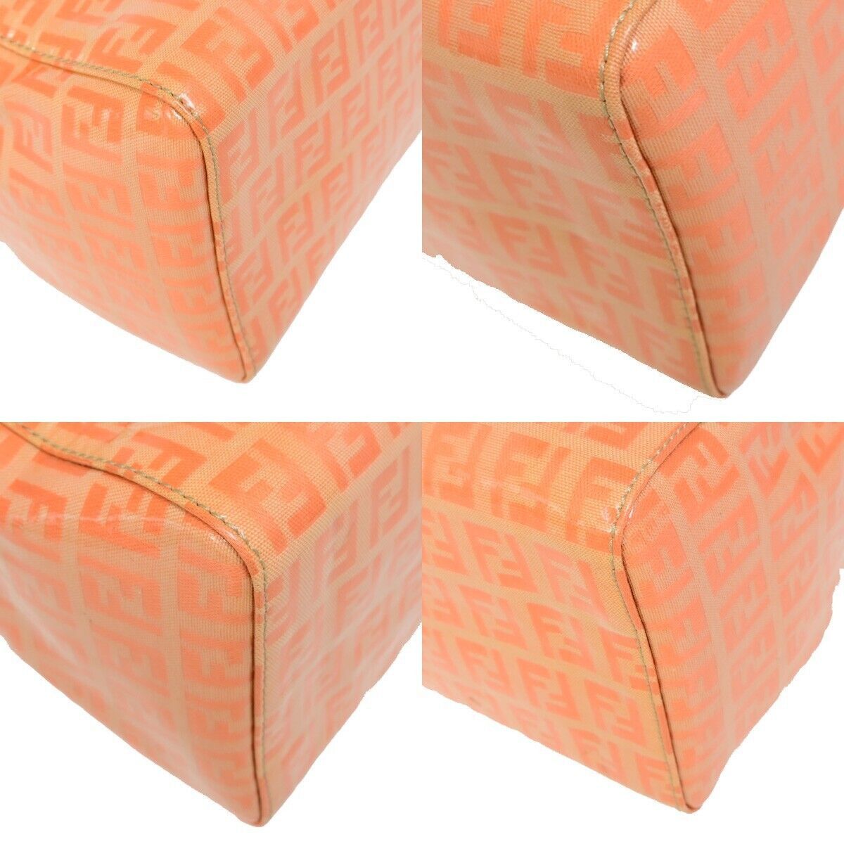 Fendi Ff Orange Canvas Shoulder Bag (Pre-Owned) Size ONE SIZE - 5 Thumbnail