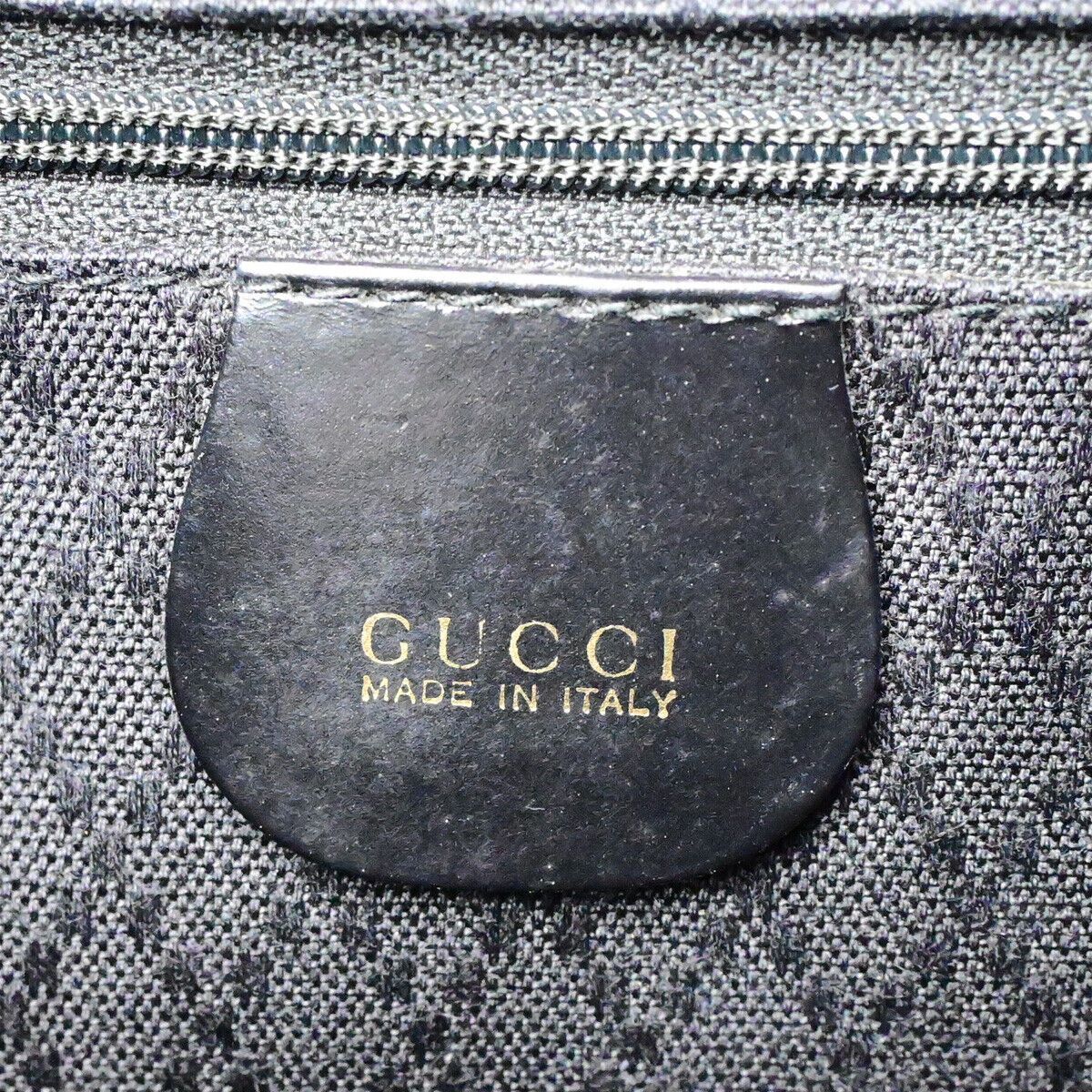 Gucci -- Black Synthetic Shoulder Bag (Pre-Owned) Size ONE SIZE - 9 Thumbnail