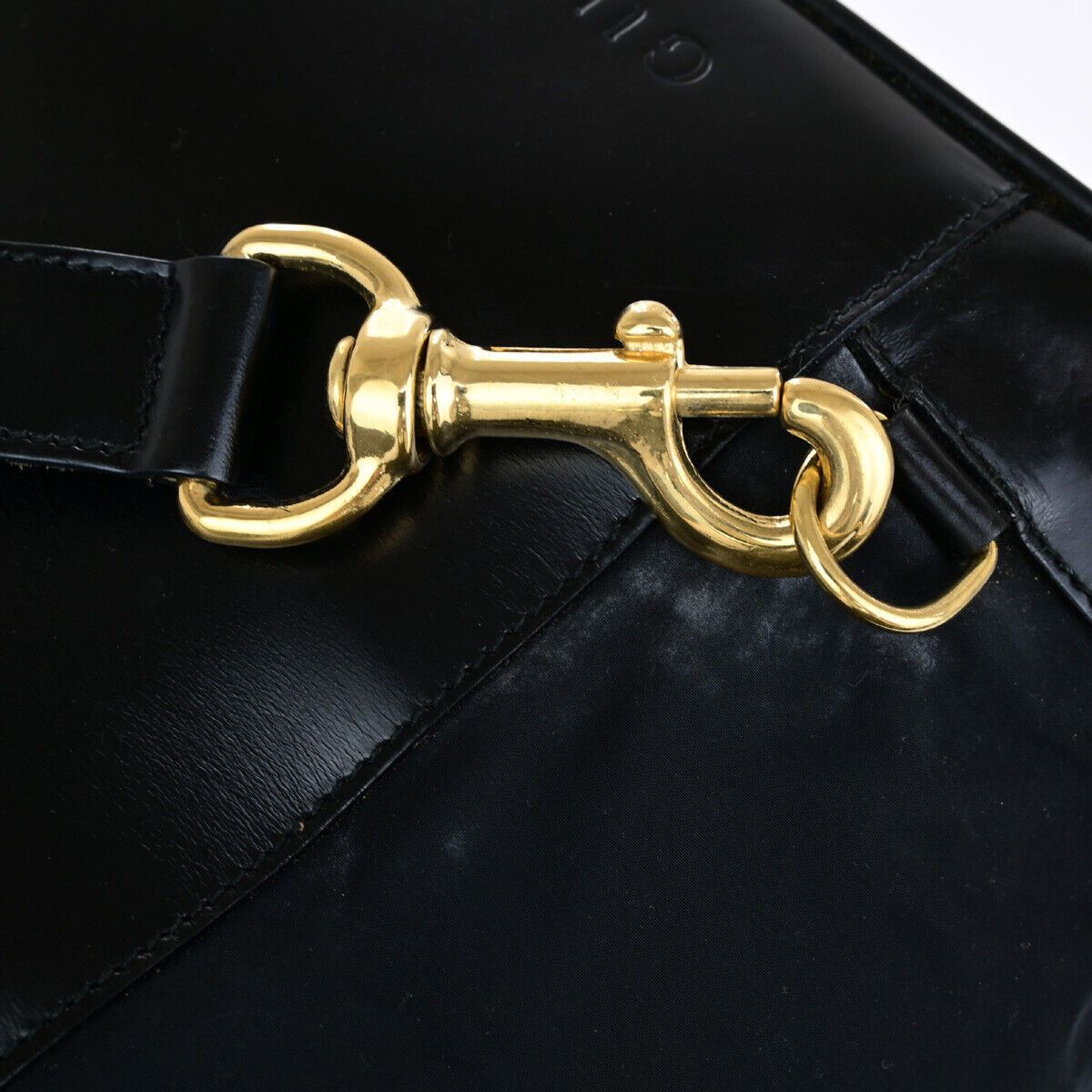 Gucci -- Black Synthetic Shoulder Bag (Pre-Owned) Size ONE SIZE - 12 Thumbnail