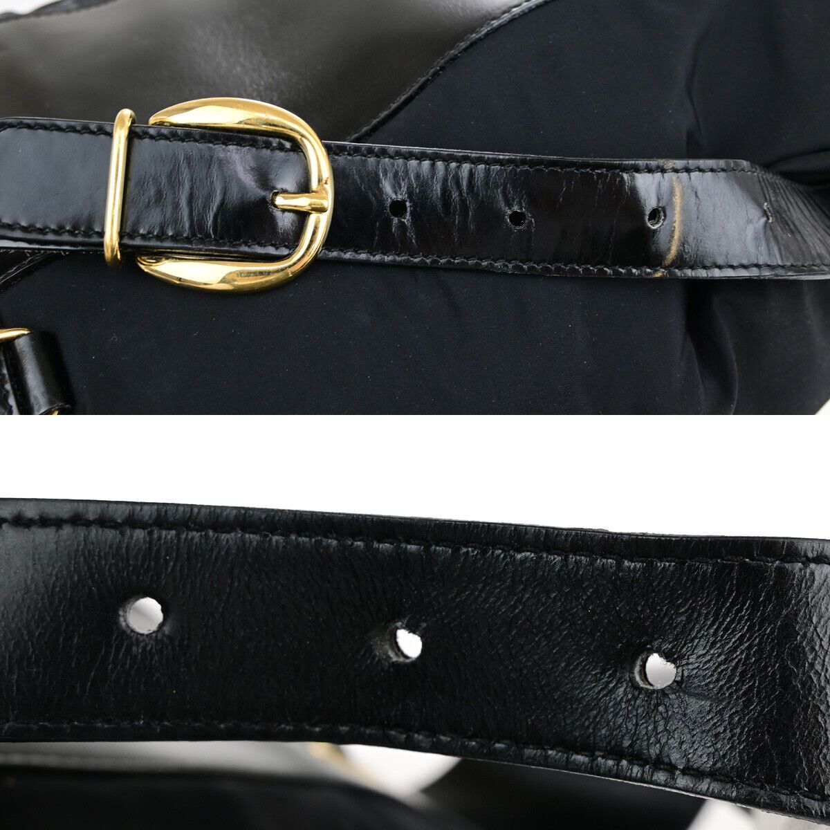 Gucci -- Black Synthetic Shoulder Bag (Pre-Owned) Size ONE SIZE - 10 Thumbnail