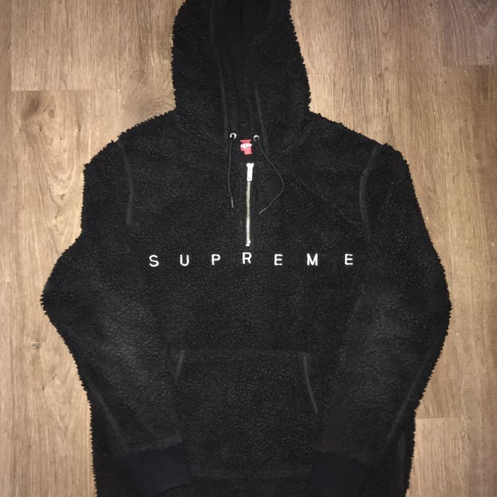 Supreme cheap sherpa hoodie