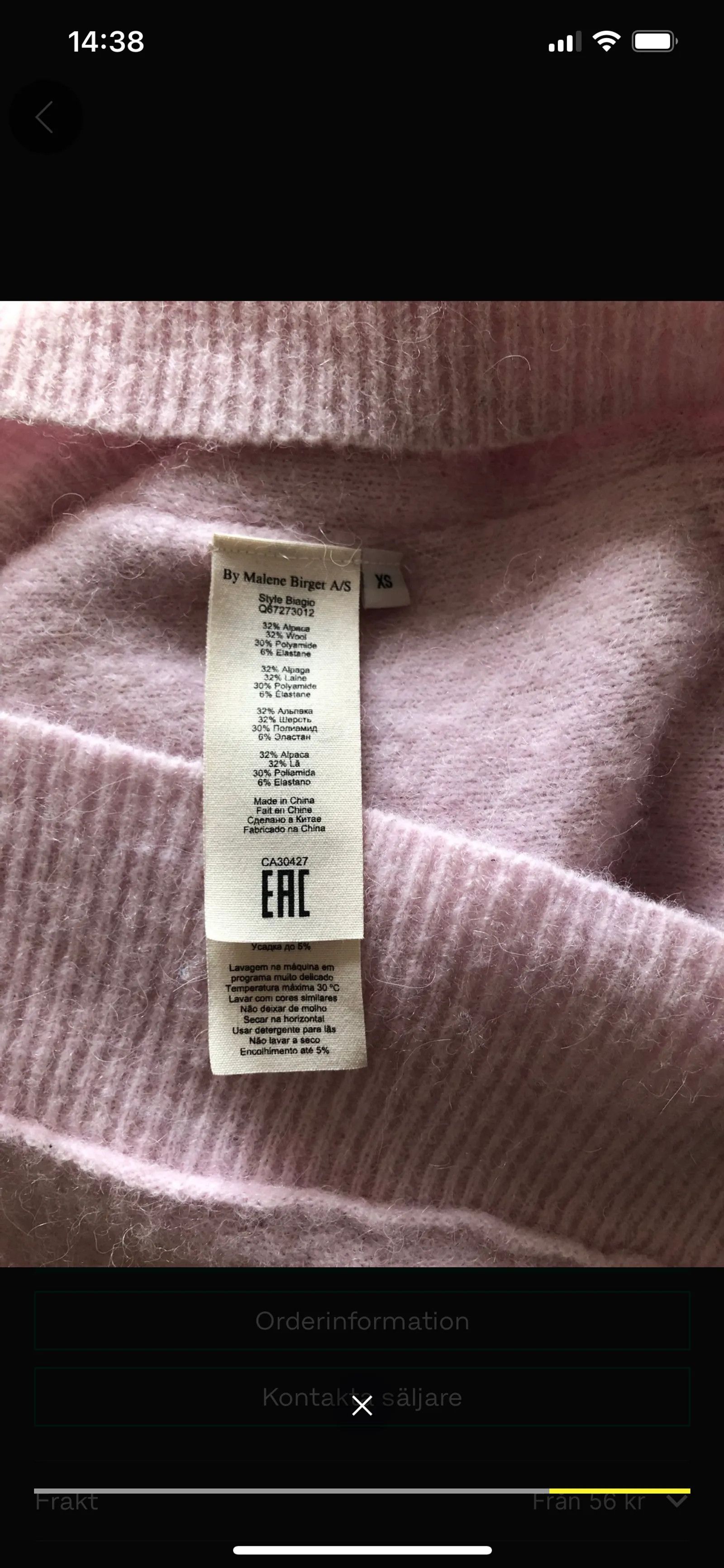 By Malene Birger By Malene Birger Sweater Size XS / US 0-2 / IT 36-38 - 3 Thumbnail
