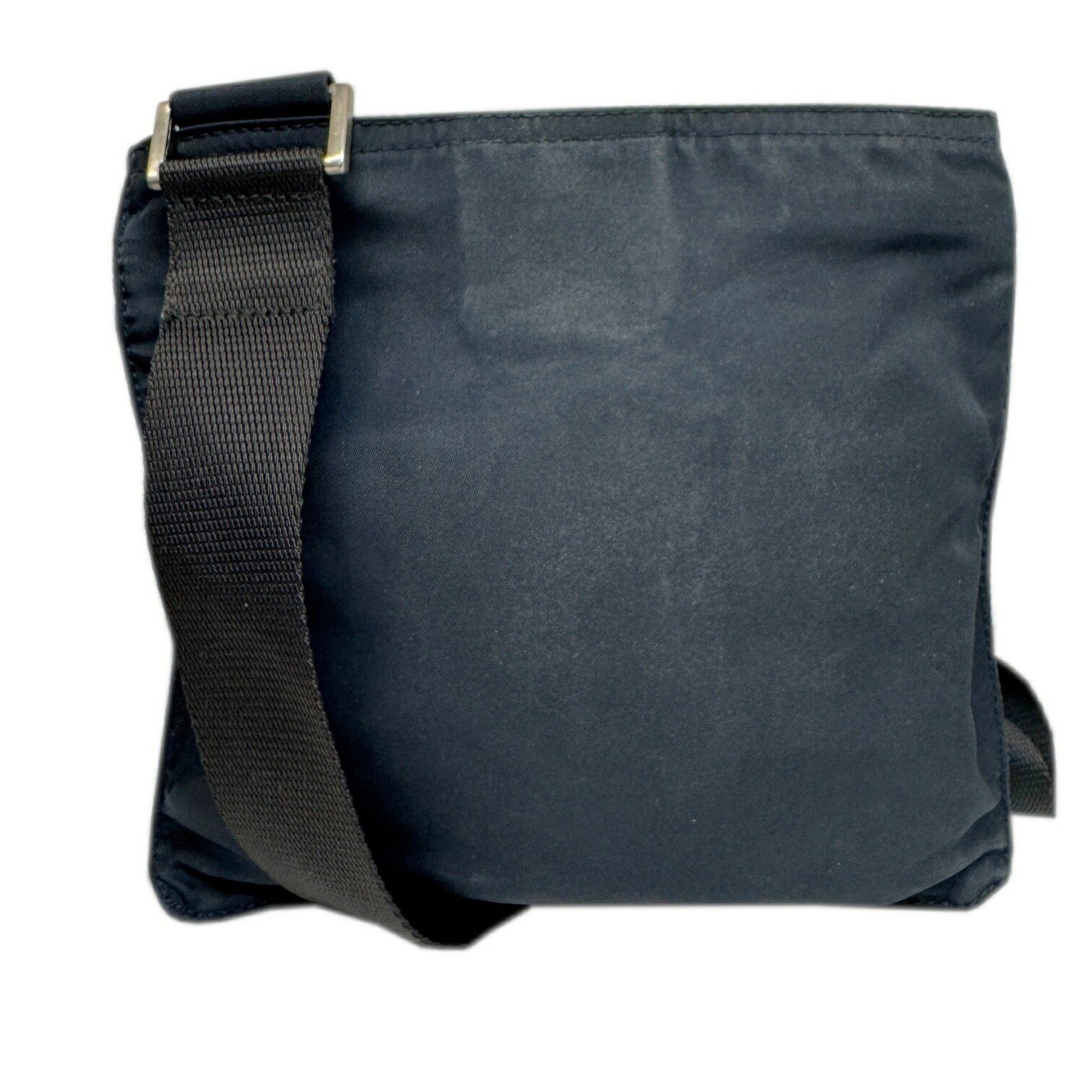 Prada Prada Shoulder Bag Pochette Nylon Navy B7372 Size ONE SIZE - 2 Thumbnail