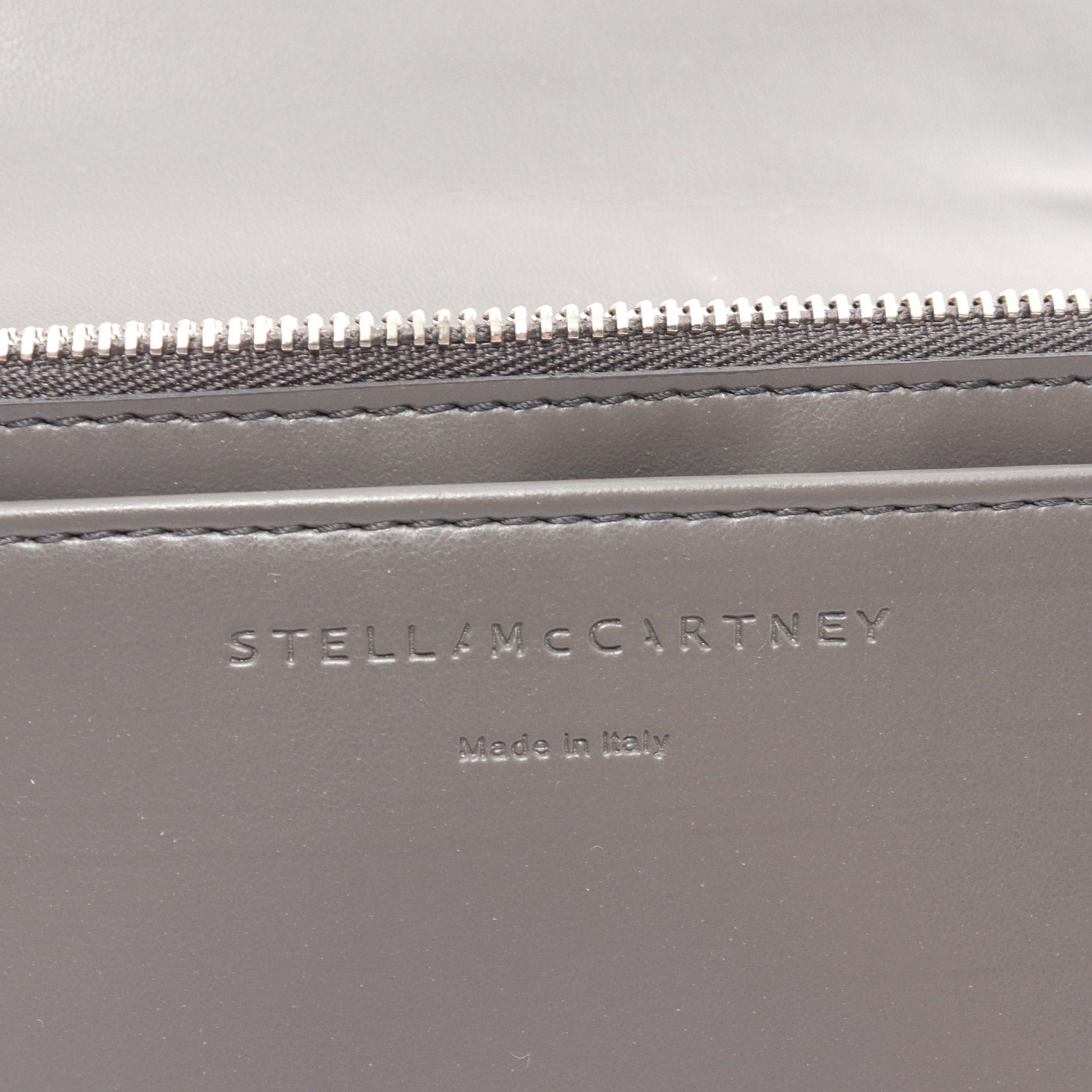 Stella McCartney Stella Mccartney Stella Logo Mini Shoulder Wallet Fake Leather Gray Size ONE SIZE - 4 Thumbnail