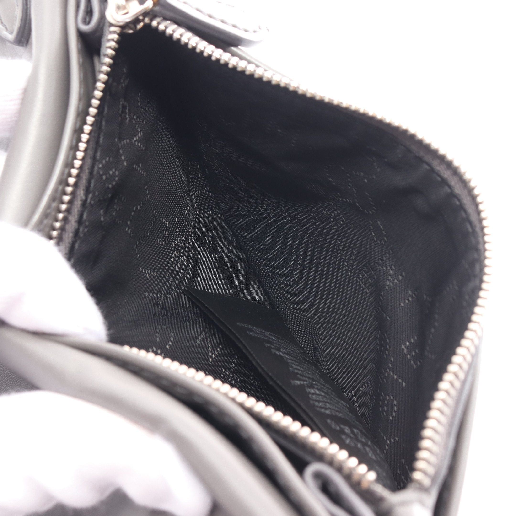Stella McCartney Stella Mccartney Stella Logo Mini Shoulder Wallet Fake Leather Gray Size ONE SIZE - 5 Thumbnail