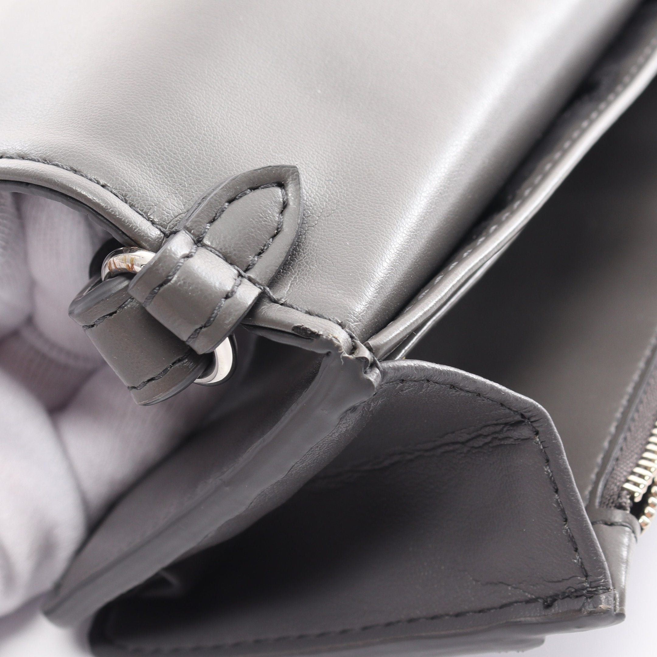 Stella McCartney Stella Mccartney Stella Logo Mini Shoulder Wallet Fake Leather Gray Size ONE SIZE - 6 Thumbnail