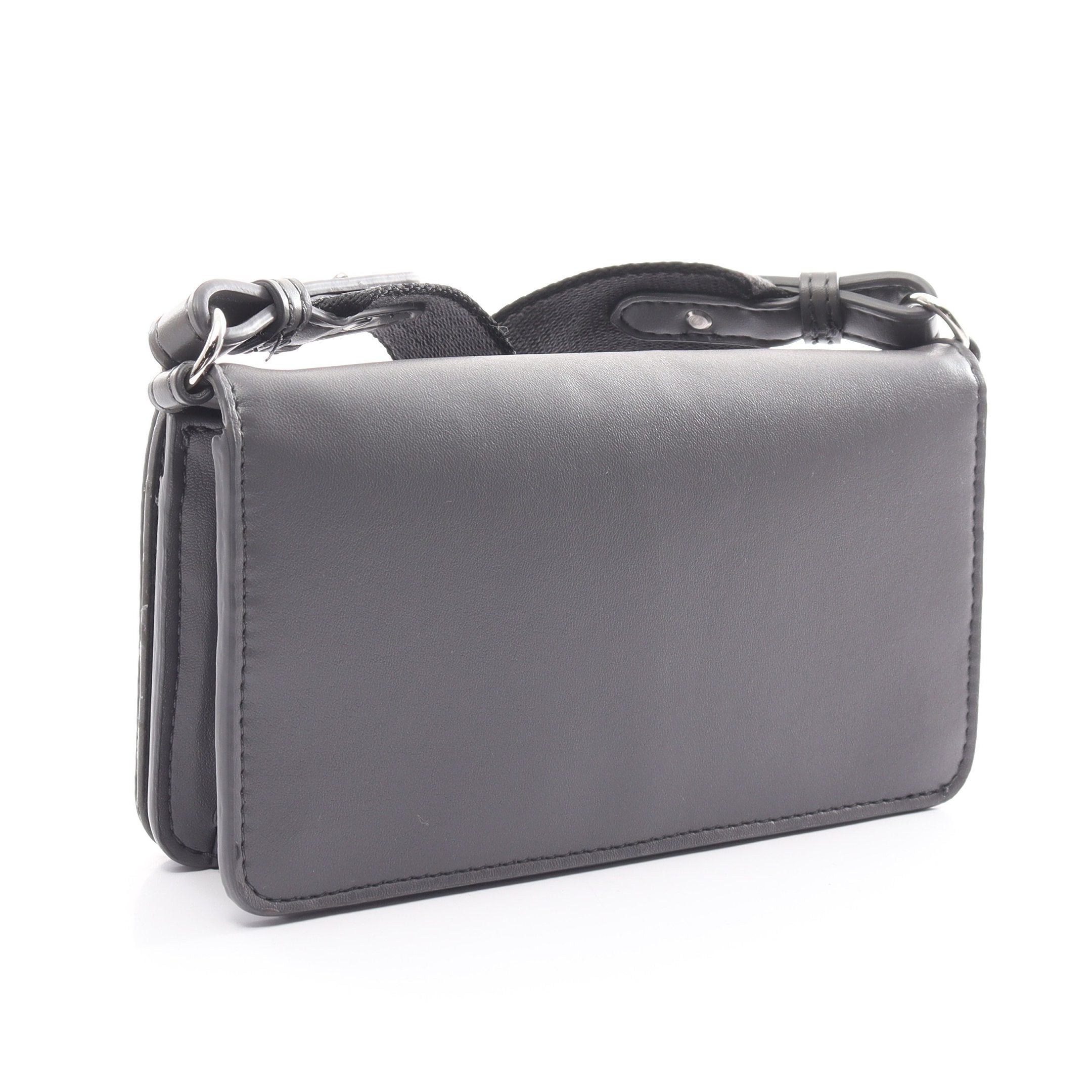 Stella McCartney Stella Mccartney Stella Logo Mini Shoulder Wallet Fake Leather Gray Size ONE SIZE - 2 Thumbnail