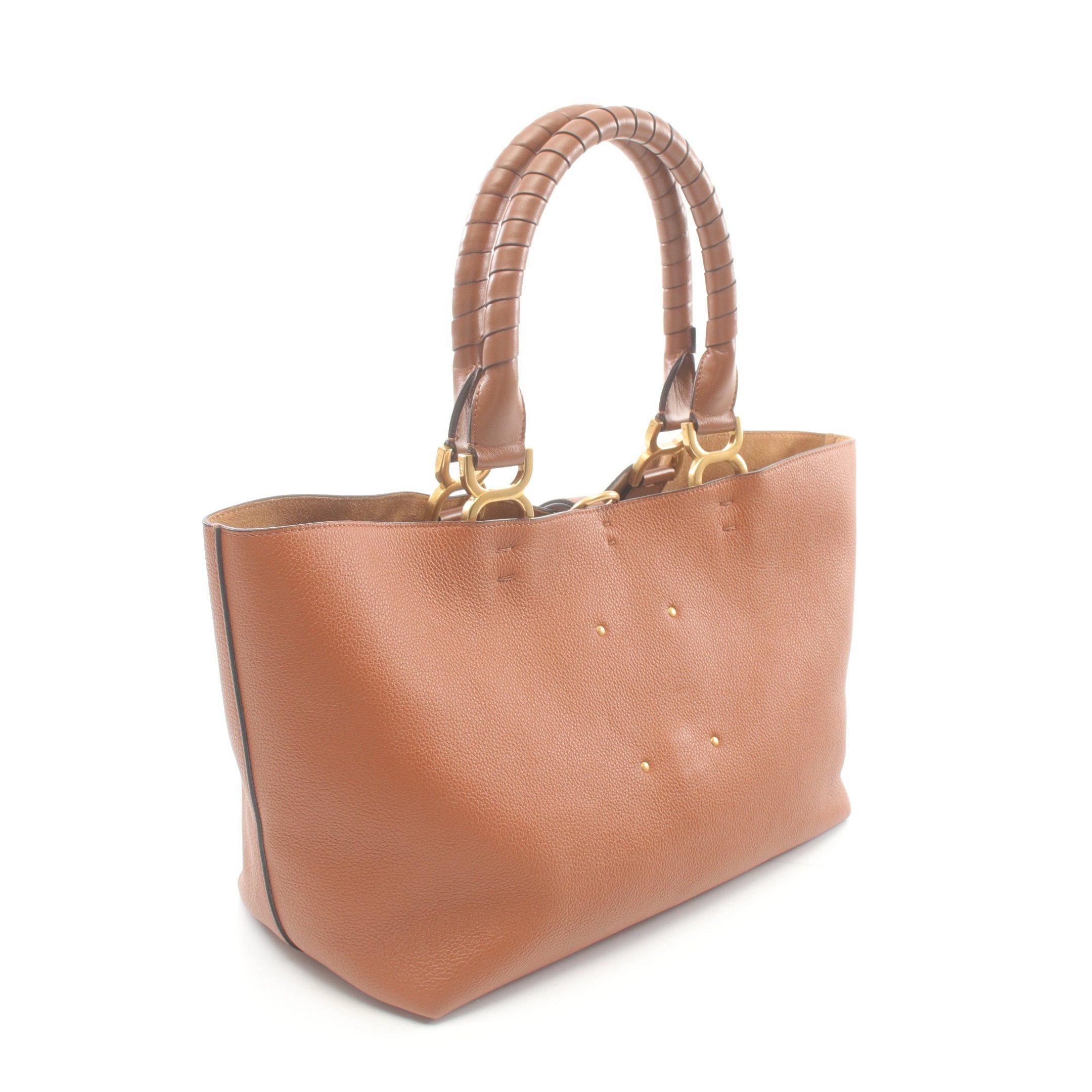 Chloe Chloe Mercy Small Handbag Tote Bag Leather Brown Size ONE SIZE - 2 Thumbnail