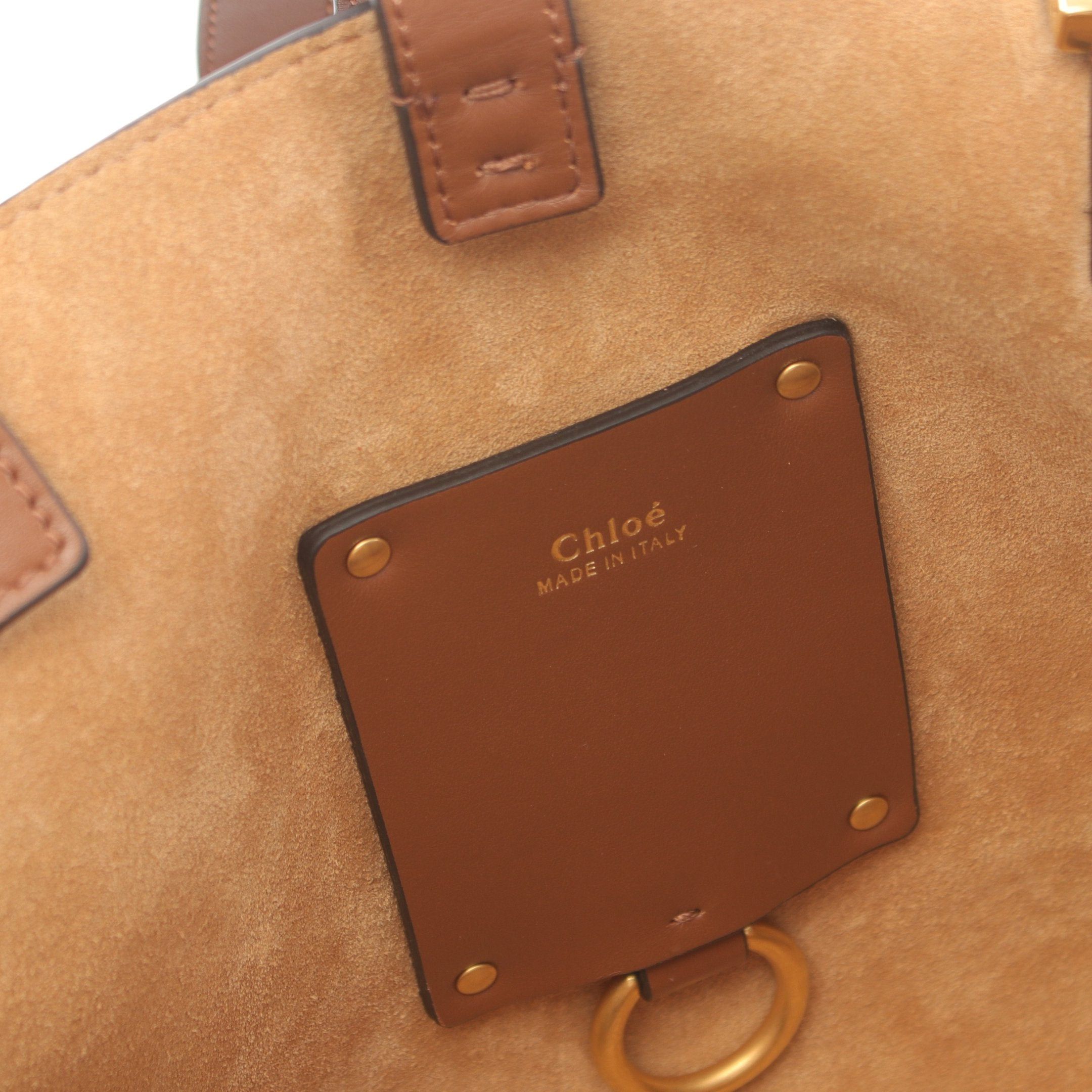 Chloe Chloe Mercy Small Handbag Tote Bag Leather Brown Size ONE SIZE - 4 Thumbnail