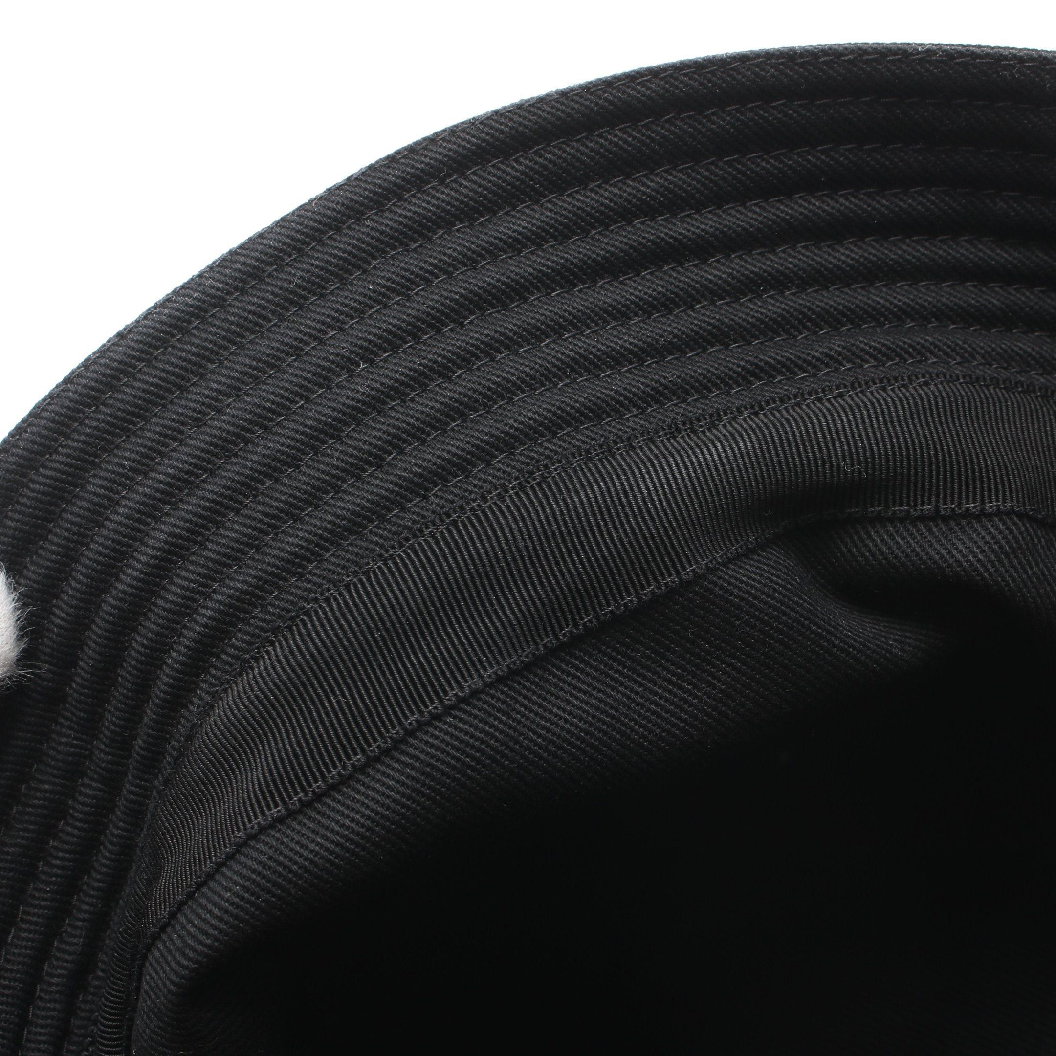Prada Prada Triangle Logo Bucket Hat Cotton Black Size ONE SIZE - 8 Thumbnail