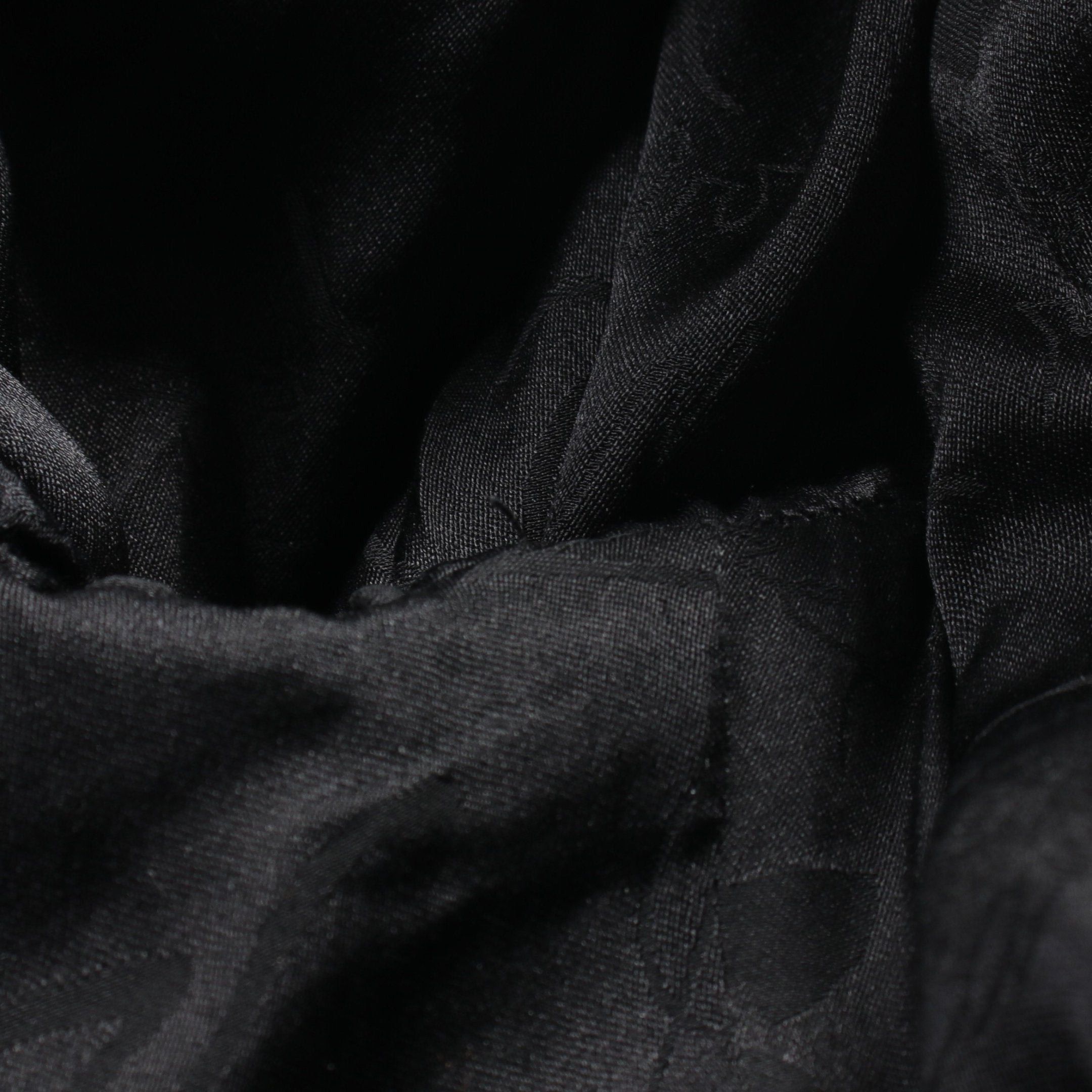 Chanel Chanel Coco Mark Square Button Tweed · Centre Zip Coat Wool Black Gold Size ONE SIZE - 10 Thumbnail