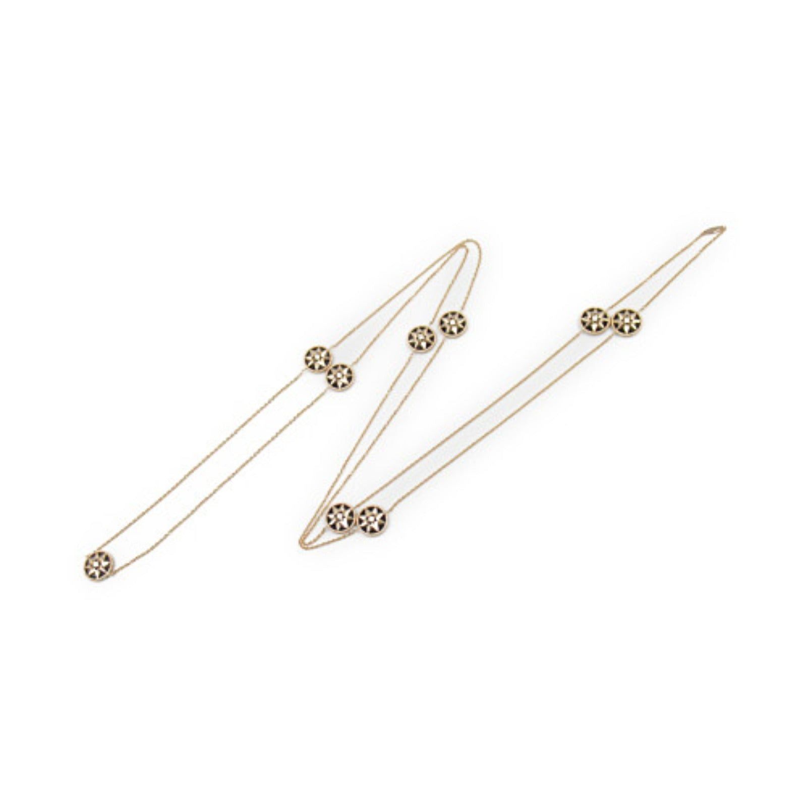 Dior Dior Rose Thevan 9P Necklace K18Pg (Pink Gold) Diamond Onyx Clear Black Size ONE SIZE - 3 Thumbnail