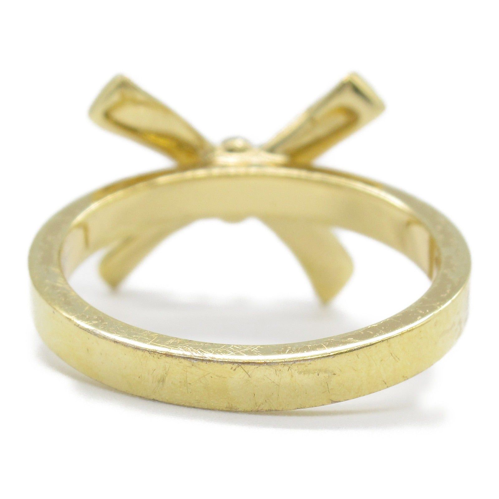 Fendi Fendi Ribbon Motif Ring Gp (Gold Plated) Gold Size ONE SIZE - 3 Thumbnail