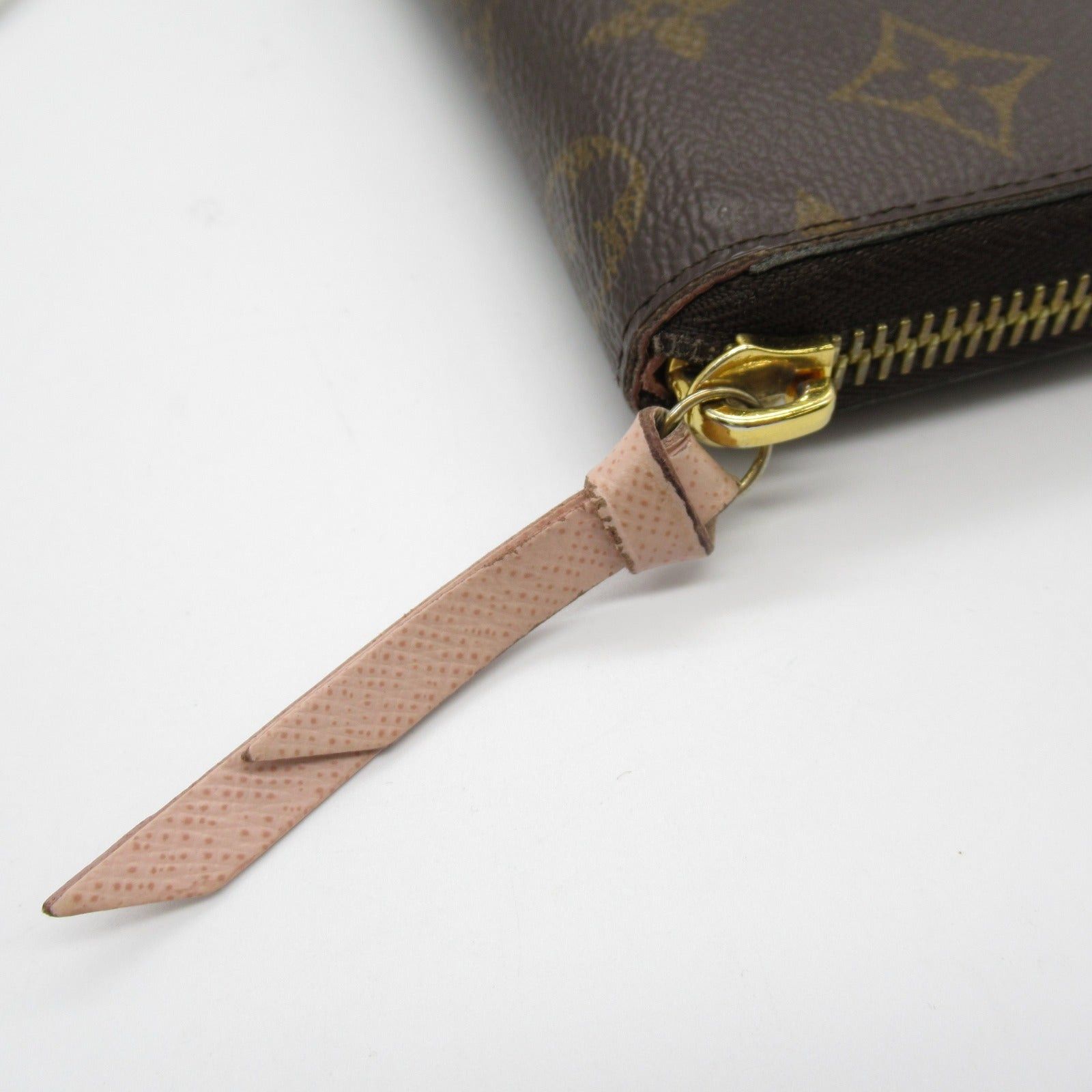 Louis Vuitton Louis Vuitton Portefeuille Clemence Round Zipper Long Wallet Coated Canvas Monogram Brown Rose Ballerine Size ONE SIZE - 13 Thumbnail
