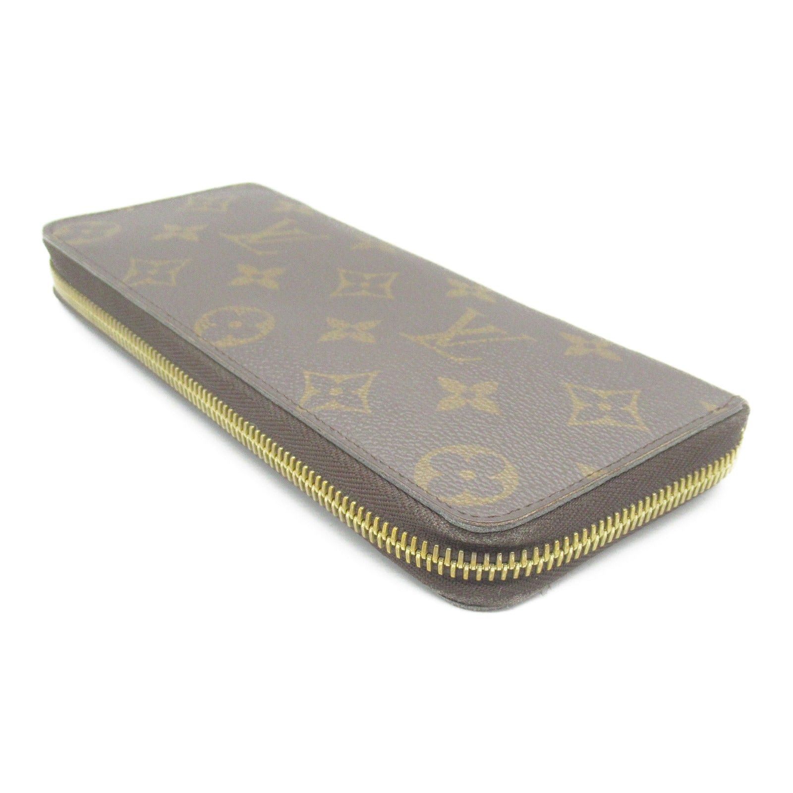 Louis Vuitton Louis Vuitton Portefeuille Clemence Round Zipper Long Wallet Coated Canvas Monogram Brown Rose Ballerine Size ONE SIZE - 4 Thumbnail