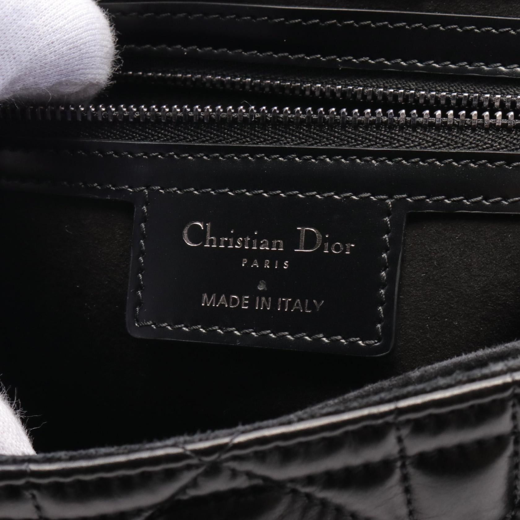 Dior Dior Dior Camp Canage Shoulder Bag Leather Black Size ONE SIZE - 4 Thumbnail