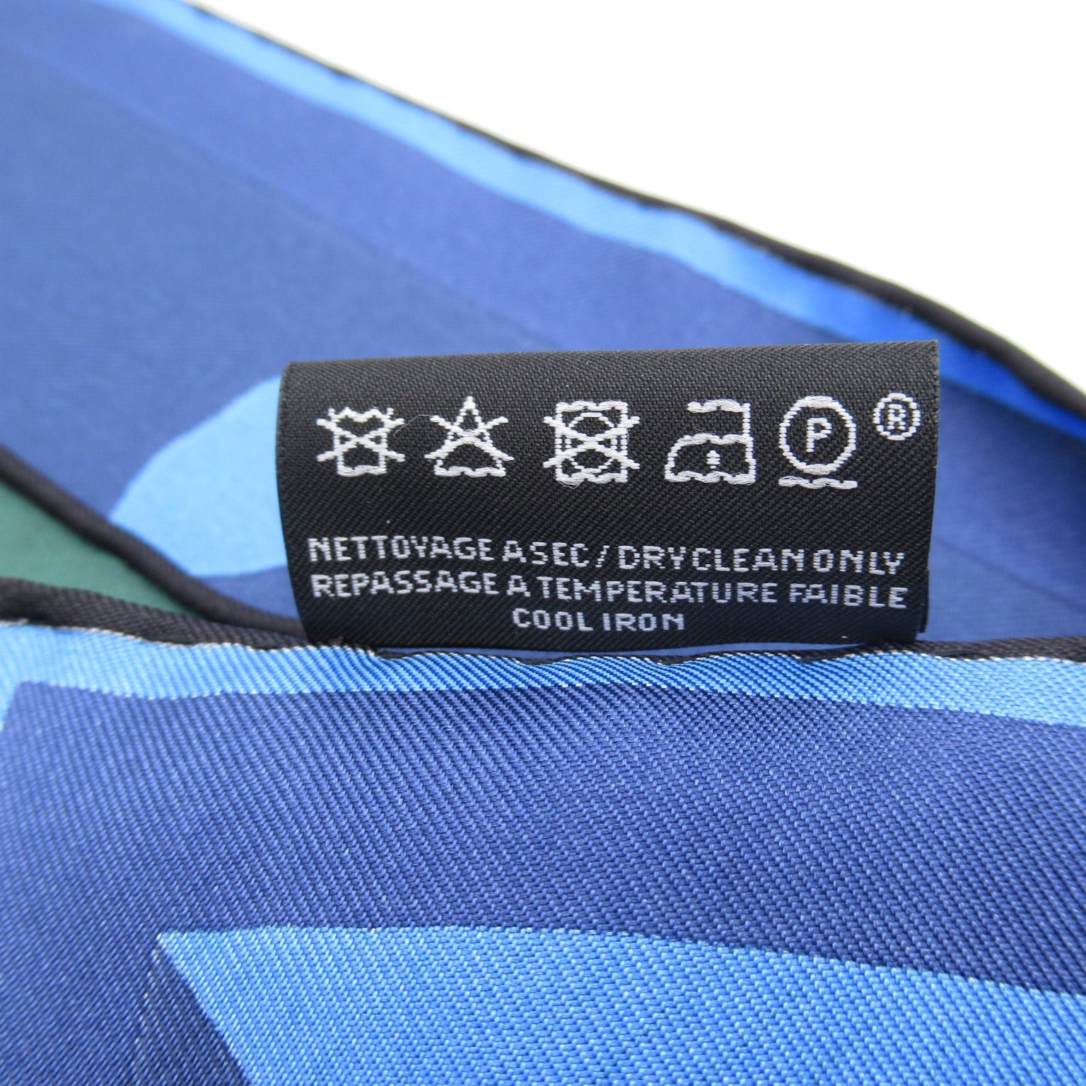 Cartier Cartier Mini Scarf Silk Navy Green Size ONE SIZE - 6 Thumbnail