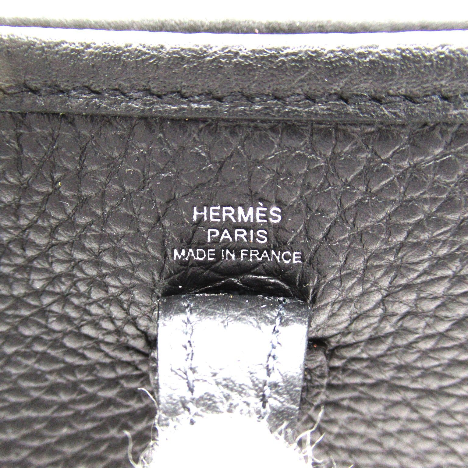 Hermes Hermes Evelyn Tpm (16) Amazon Shoulder Bag Calfskin (Cowhide) Clemence Leather Black (Hermes) Silver Hardware B Stamp Size ONE SIZE - 7 Thumbnail
