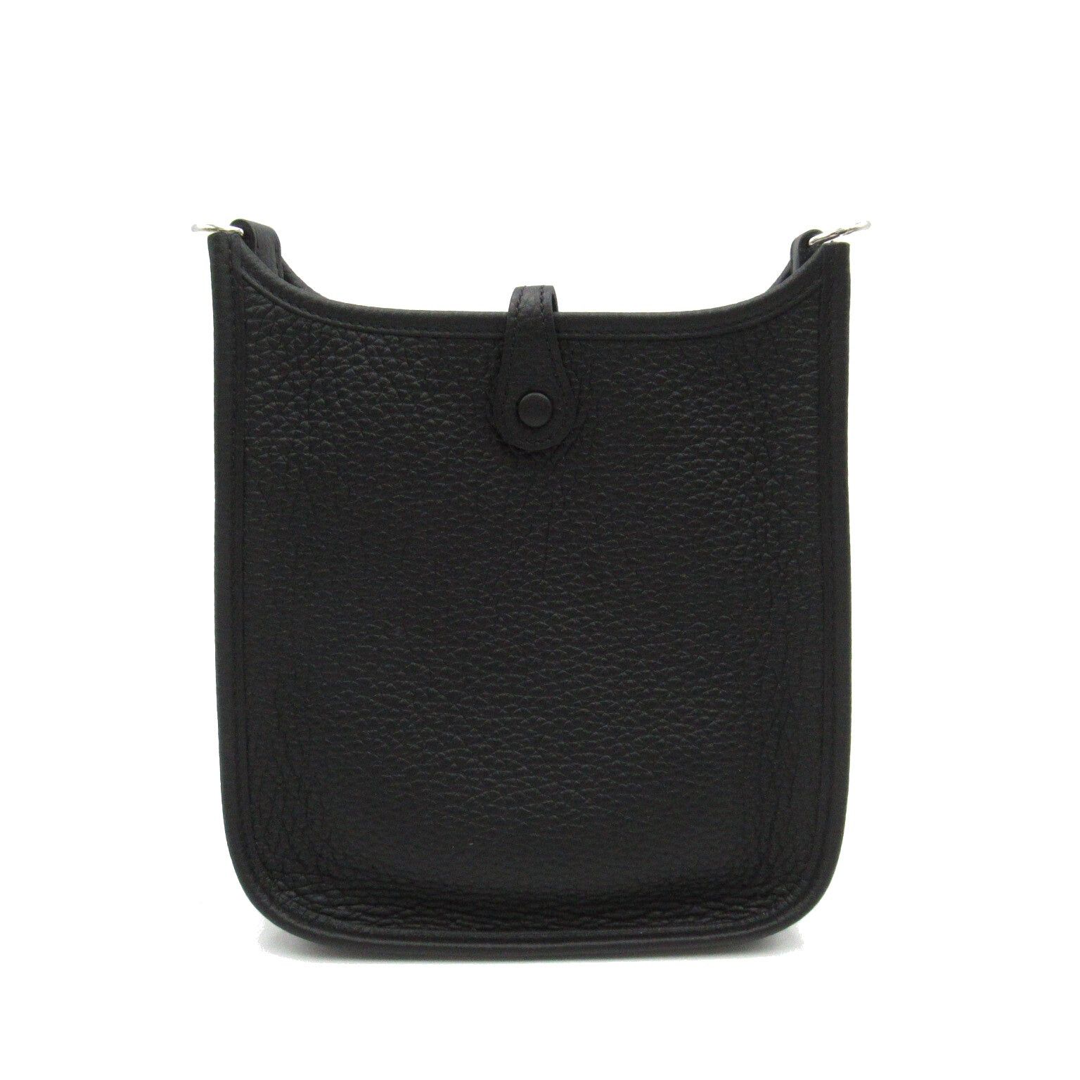 Hermes Hermes Evelyn Tpm (16) Amazon Shoulder Bag Calfskin (Cowhide) Clemence Leather Black (Hermes) Silver Hardware B Stamp Size ONE SIZE - 2 Thumbnail