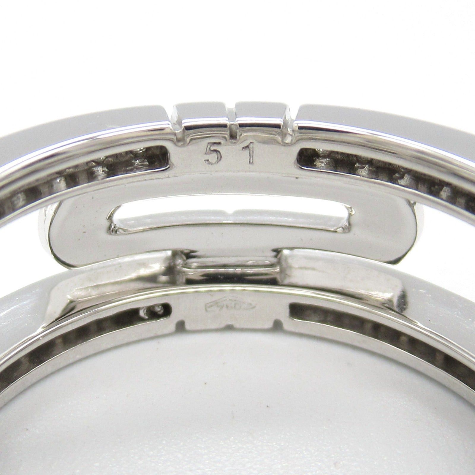 Bvlgari Bvlgari Open Parenthood Diamond Ring K18Wg (White Gold) Clear Size ONE SIZE - 4 Thumbnail