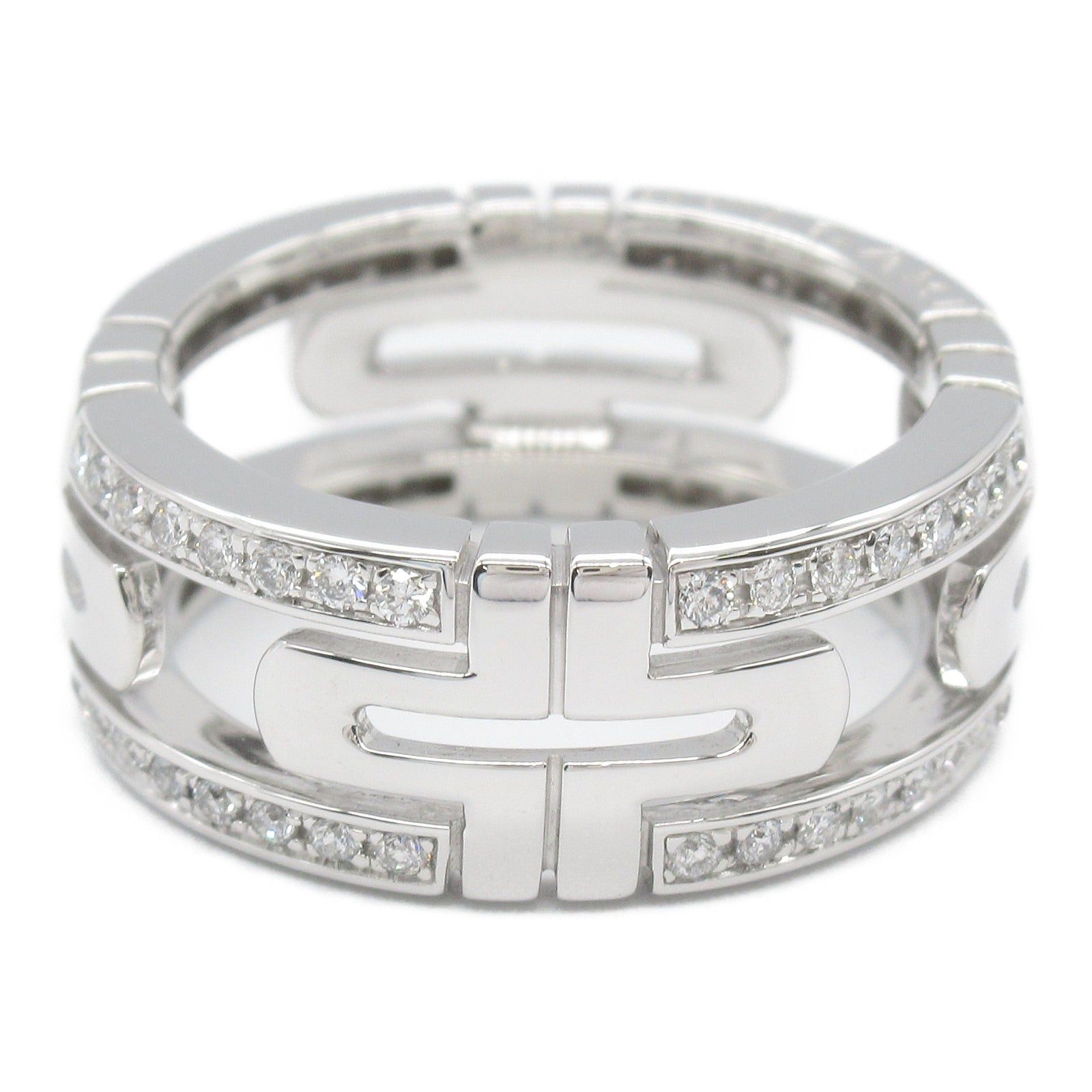 Bvlgari Bvlgari Open Parenthood Diamond Ring K18Wg (White Gold) Clear Size ONE SIZE - 3 Thumbnail