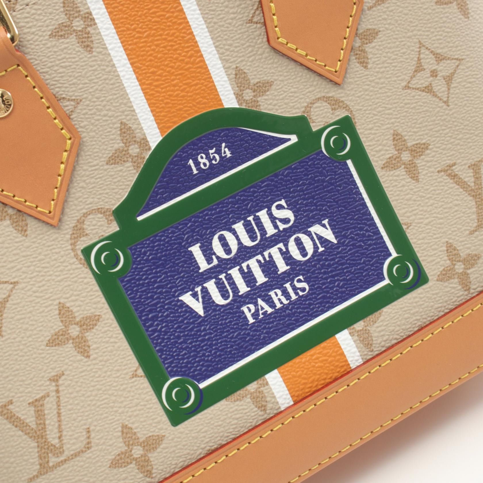 Louis Vuitton Louis Vuitton Alma Bb Monopanam Handbag Leather Beige Size ONE SIZE - 5 Thumbnail