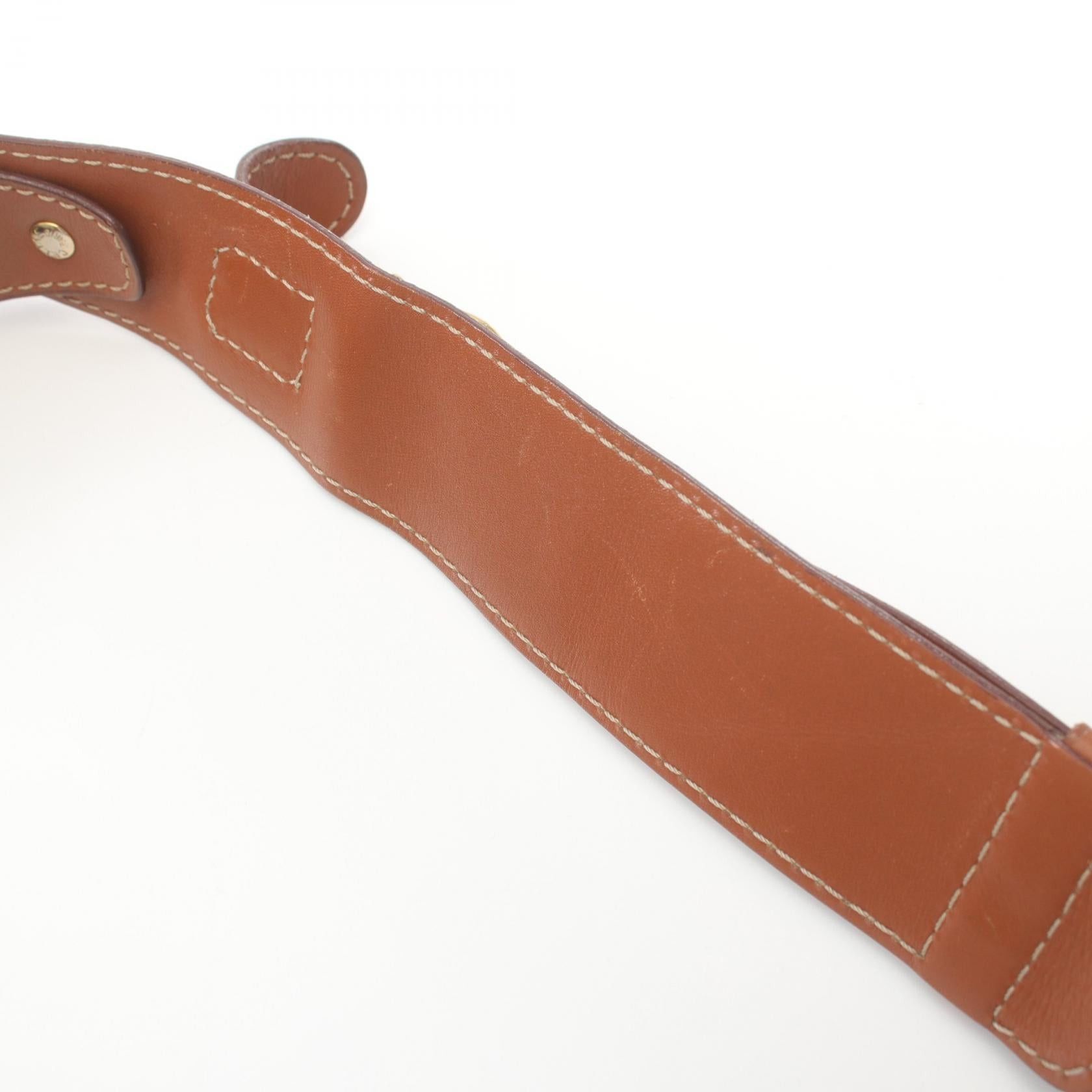 Celine Celine Old Celine Shoulder Bag Leather Brown Size ONE SIZE - 9 Thumbnail