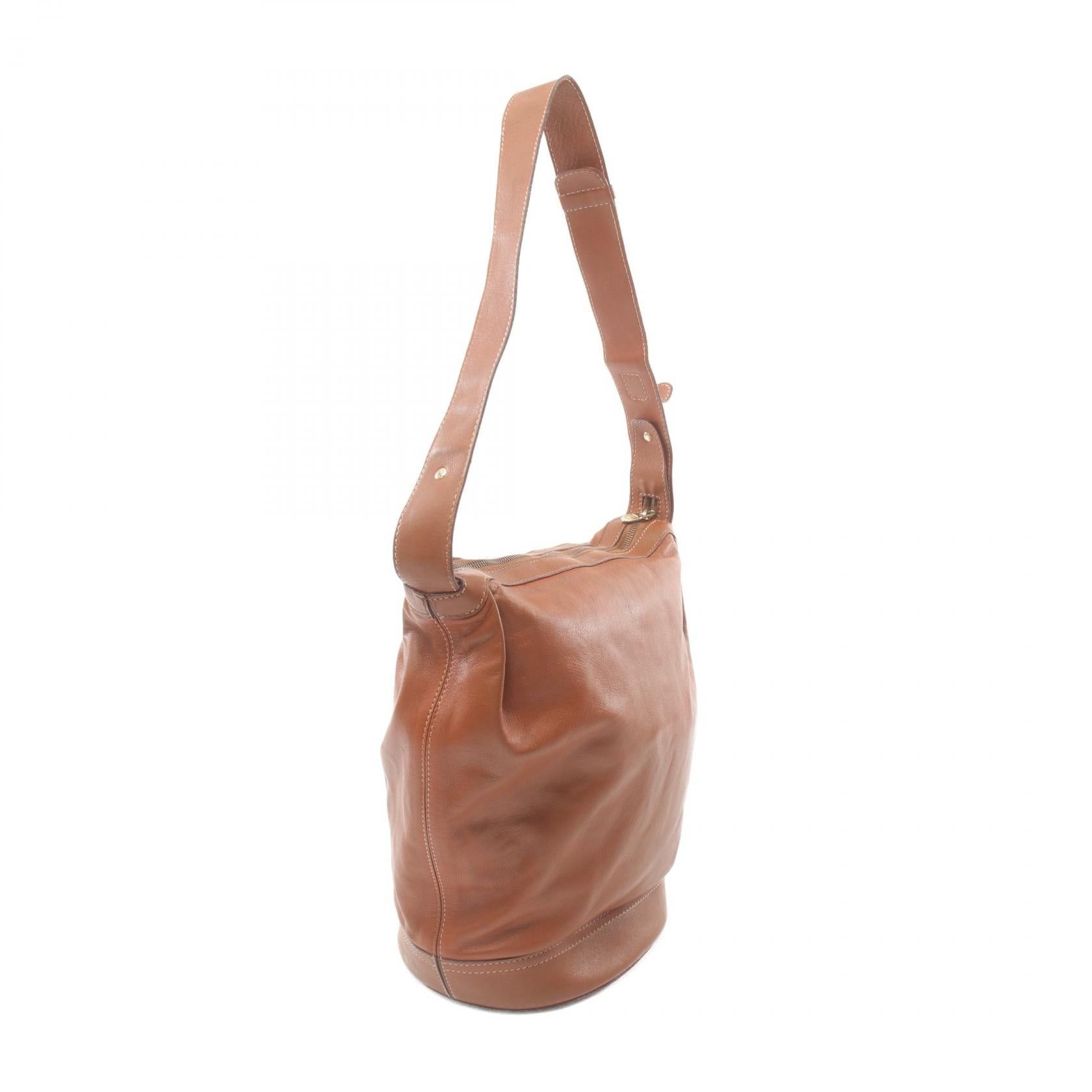 Celine Celine Old Celine Shoulder Bag Leather Brown Size ONE SIZE - 2 Thumbnail