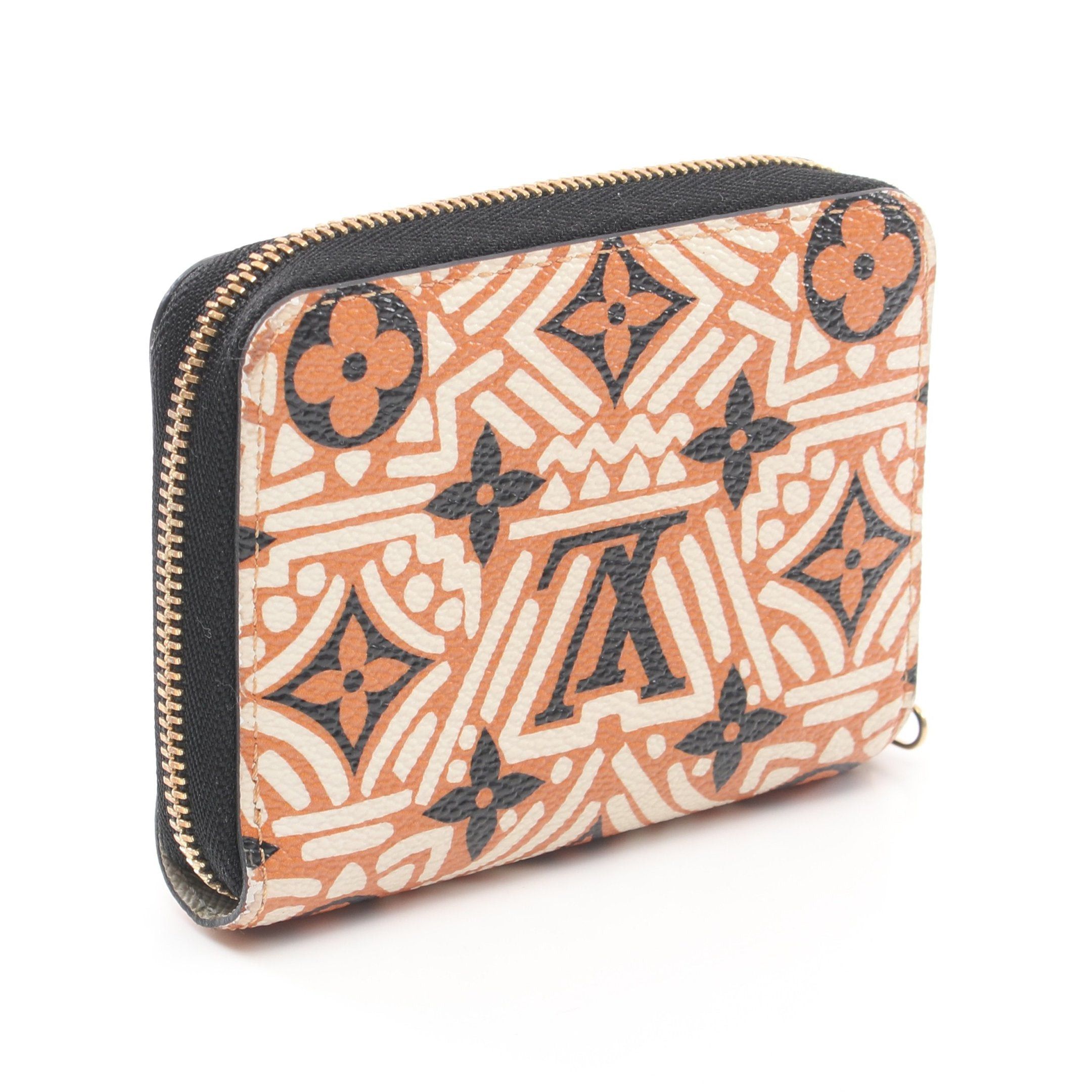 Louis Vuitton Louis Vuitton Zippy Coin Purse Lv Craft Monogram Claim Caramel Orange Multicolor Size ONE SIZE - 2 Thumbnail