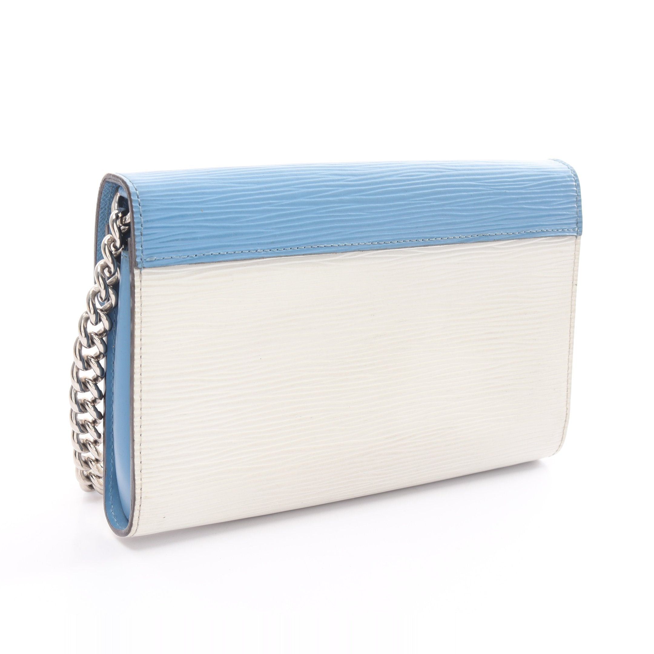 Louis Vuitton Louis Vuitton Portefeuil Sara Tribal Mask Epi Chain Wallet Leather White Multicolor Size ONE SIZE - 2 Thumbnail