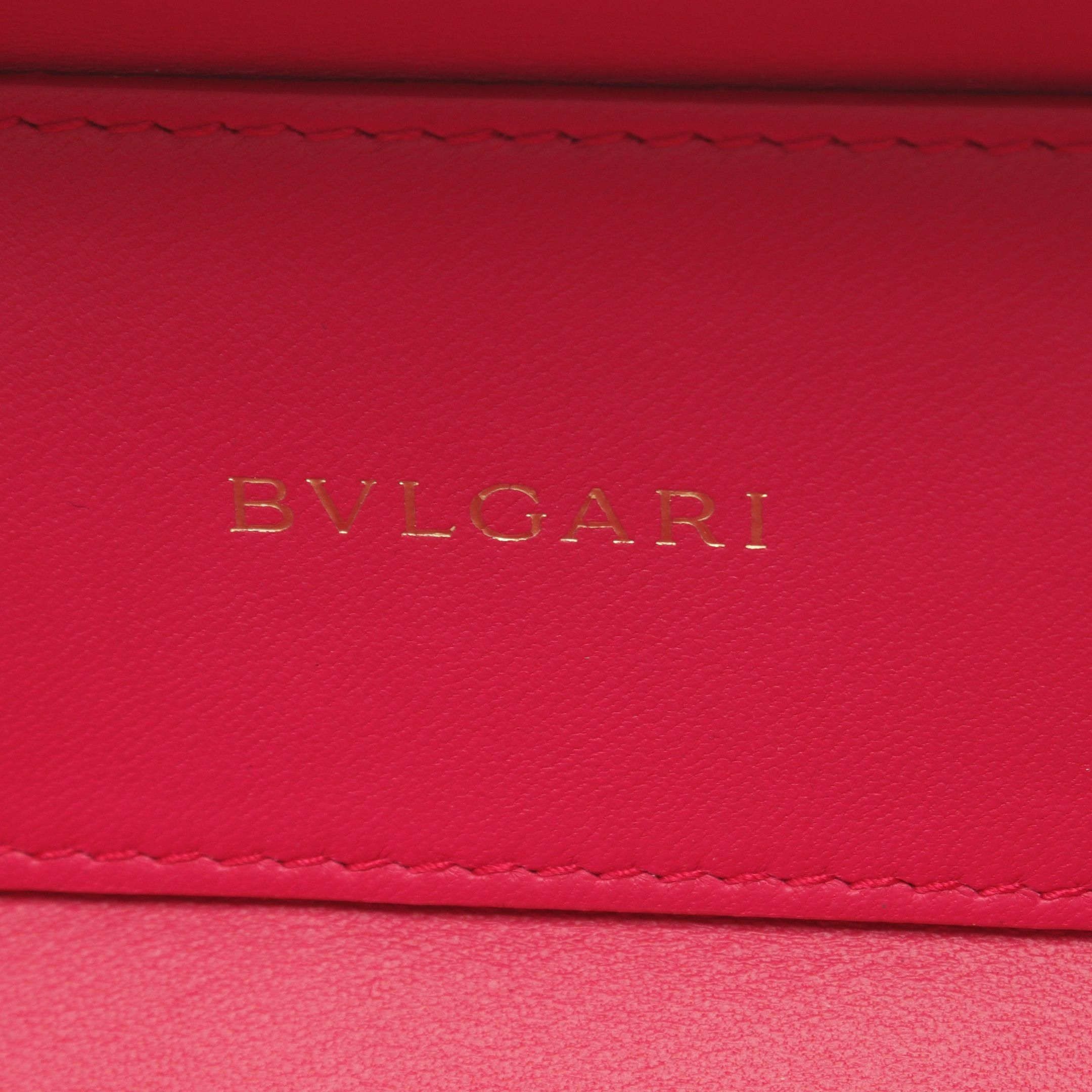 Bvlgari Bvlgari Serpenti Jewelry Box Handbag Vanity Bag Leather Raffia Light Orange Beige Resort Collection Size ONE SIZE - 4 Thumbnail